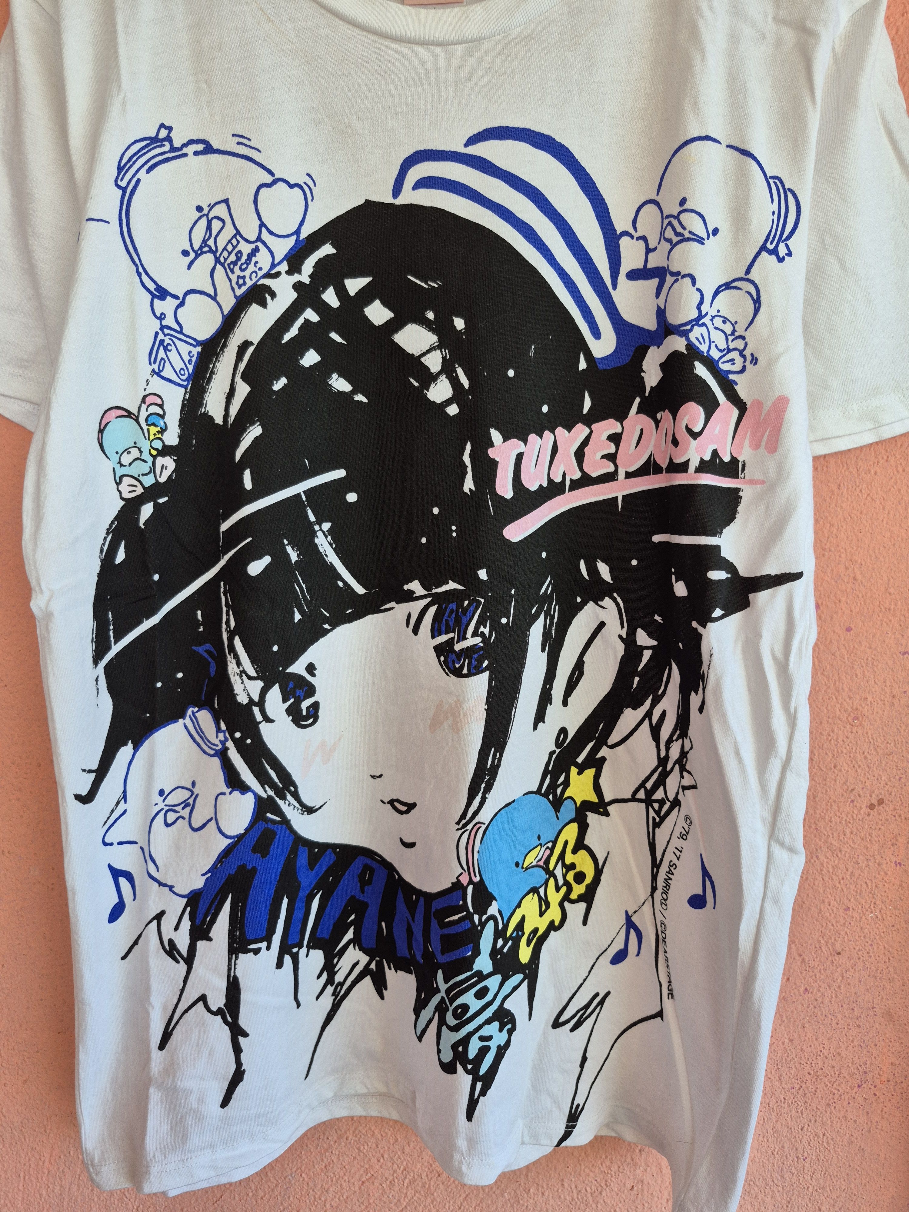 Anime 🔥 Tuxedo Sam Ayane Dear Stage Hello Kitty Anime Tee Japan Size US L / EU 52-54 / 3 - 2 Thumbnail