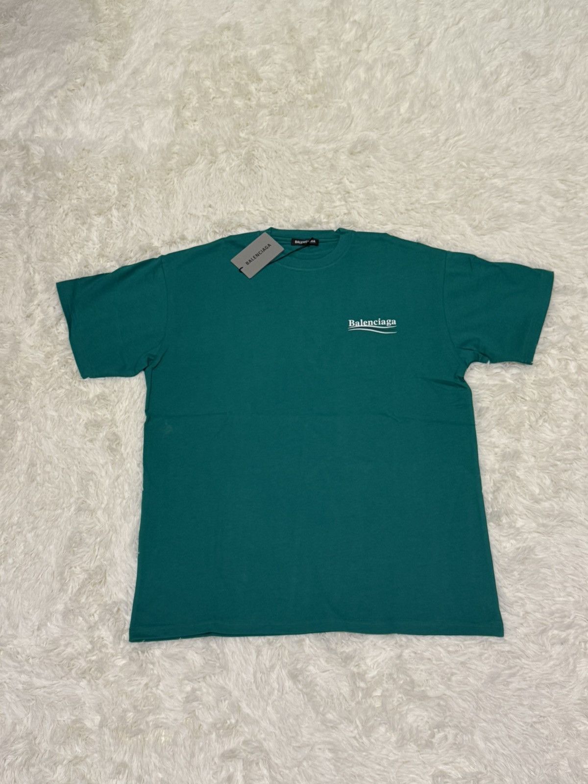 Balenciaga Balenciaga deep green t shirt Size US S / EU 44-46 / 1 - 2 Thumbnail