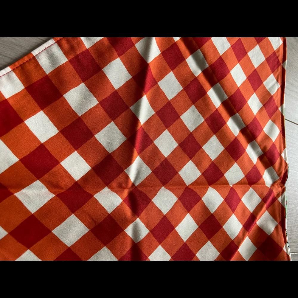 Designer Plaid and Dinosaur Dog Bandana Size ONE SIZE - 6 Thumbnail