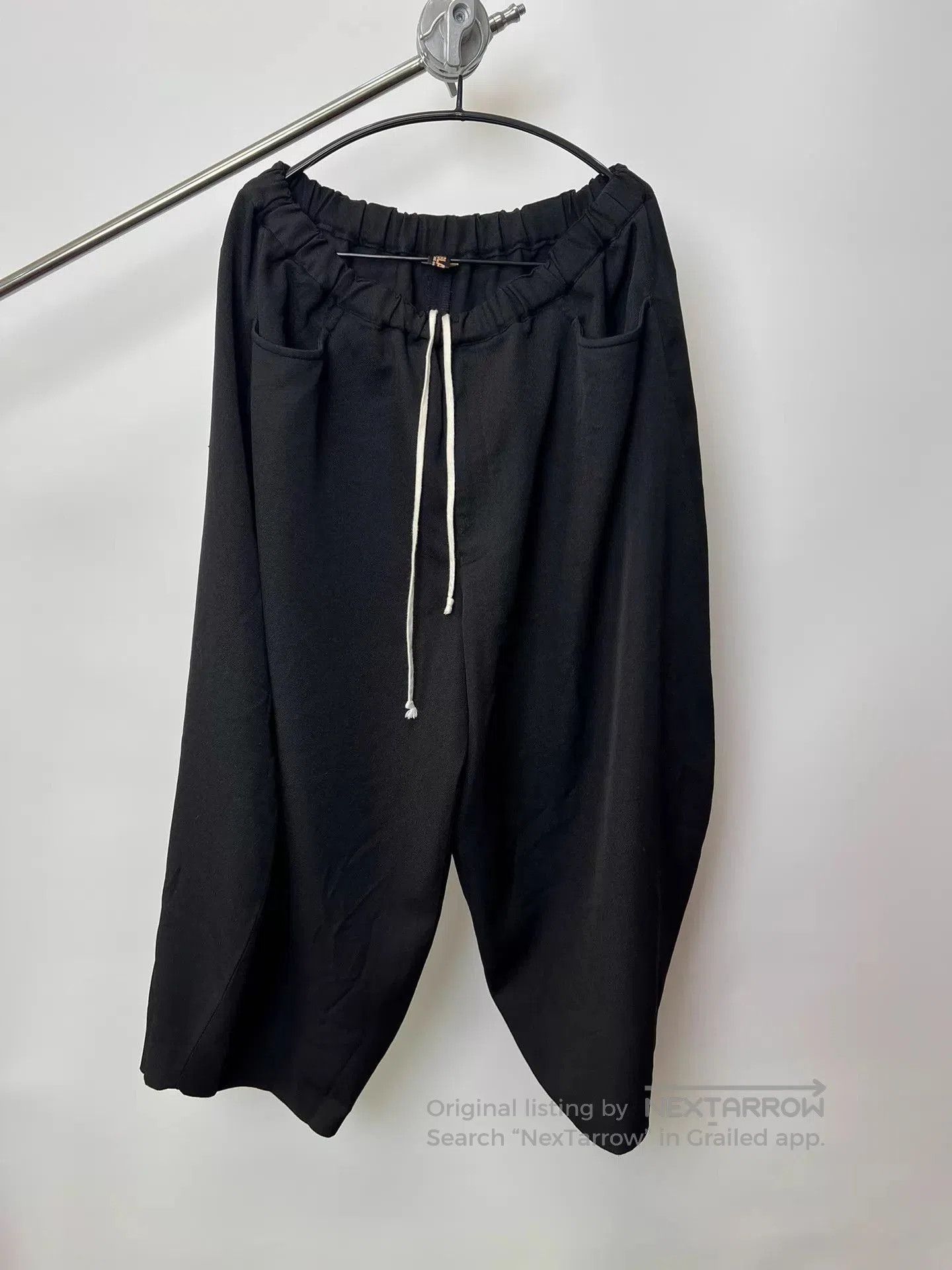 Comme des Garcons Black Casual Elastic Waist Drawstring Pants Size 34. Size US 34 / EU 50 - 1 Thumbnail