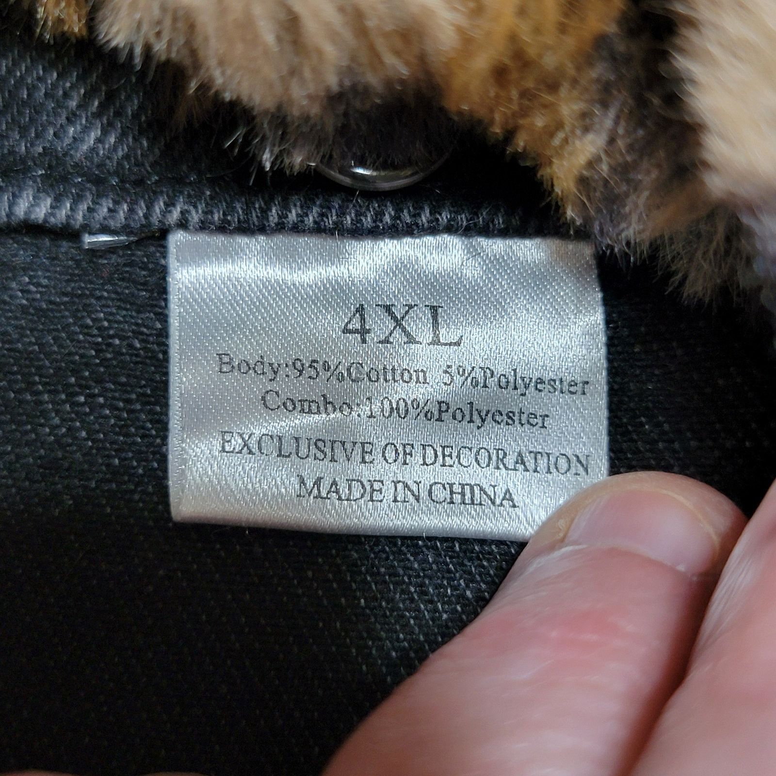 Other Denim Jacket w/ Faux Fur Arms and Detachable Hood - Small Size S / US 4 / IT 40 - 4 Thumbnail