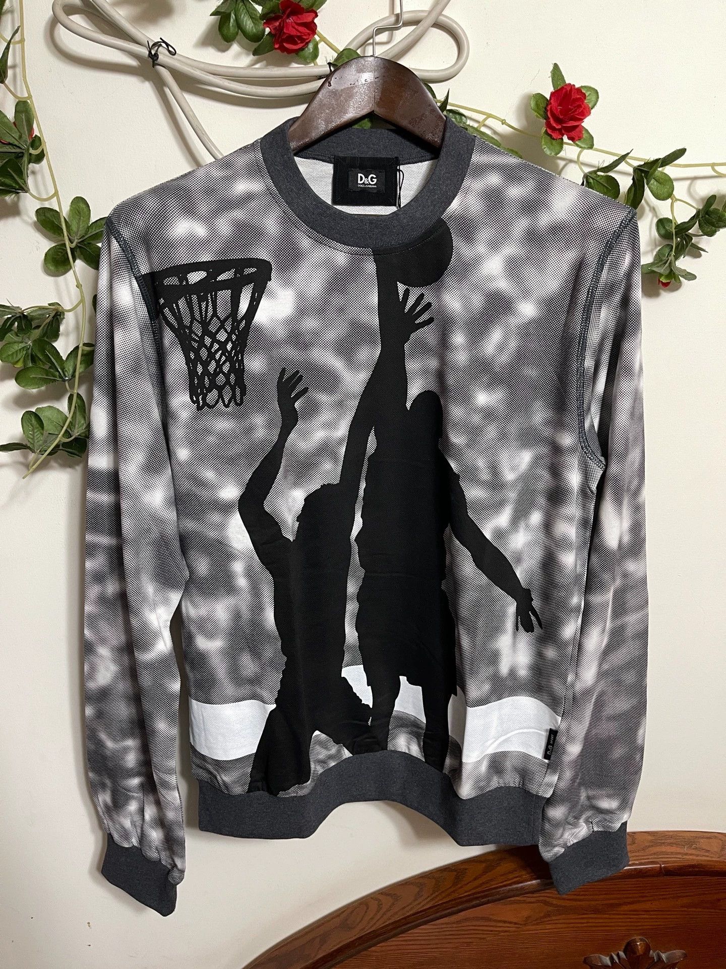 Dolce & Gabbana Dolce & Gabbana Slim 100% Cotton Sweatshirt 52 Size US L / EU 52-54 / 3 - 1 Thumbnail