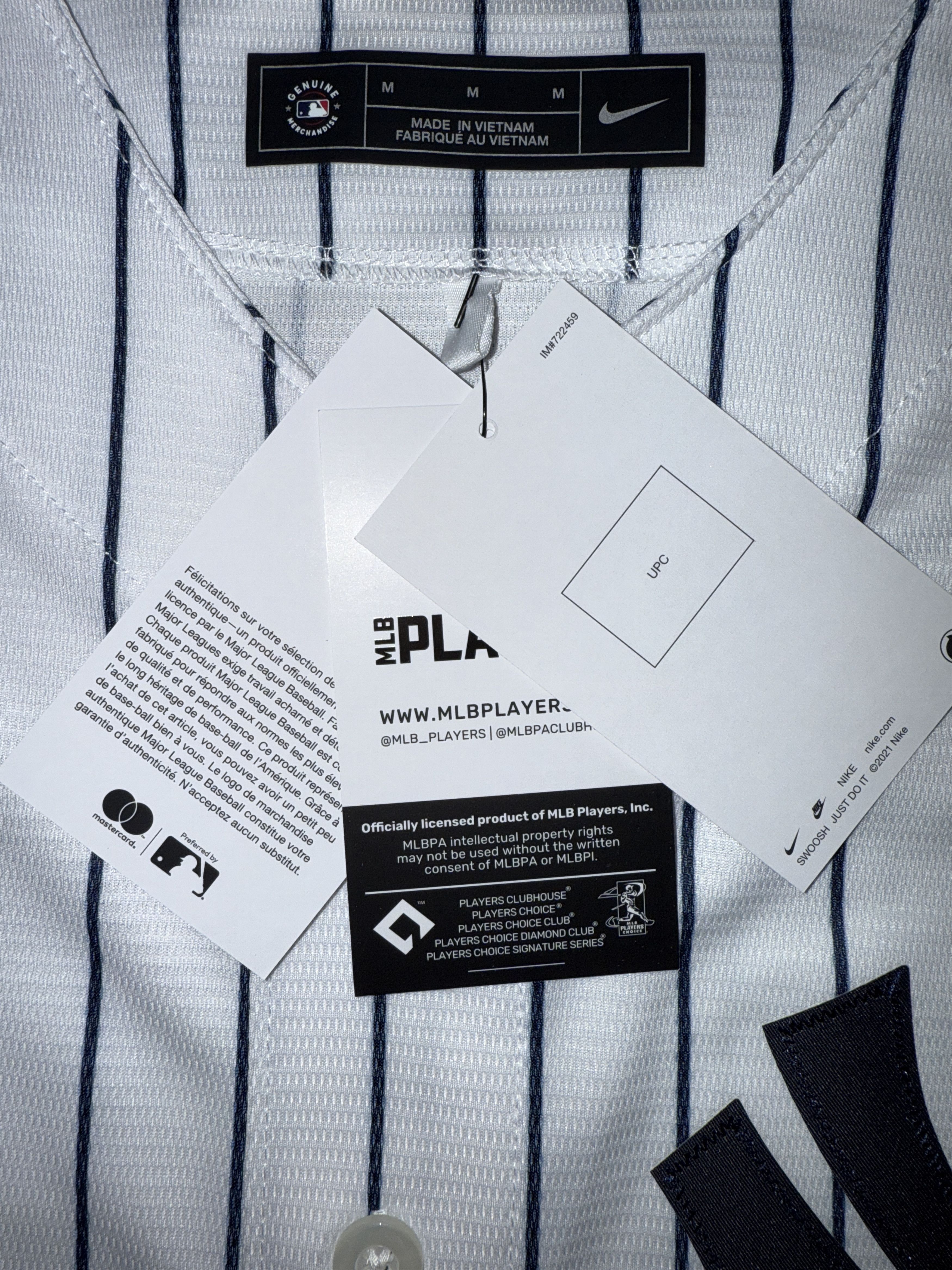 New York Yankees × Nike Aaron Judge Throwback New York Yankees Home Replica Jersey Size US M / EU 48-50 / 2 - 4 Thumbnail