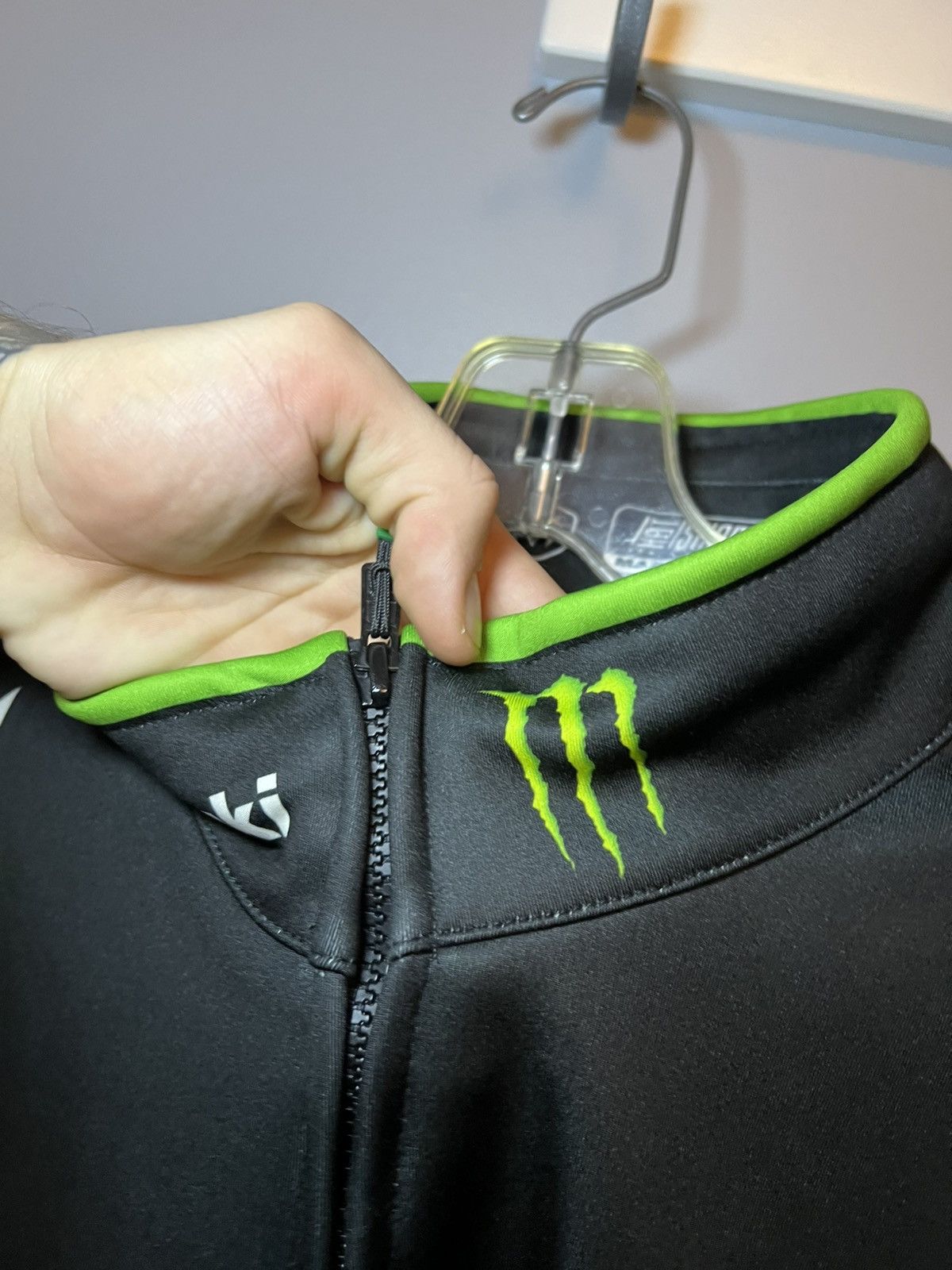 Vintage Vintage Kawasaki Monster Energy HSD thermal racing jacket Size US XL / EU 56 / 4 - 6 Thumbnail