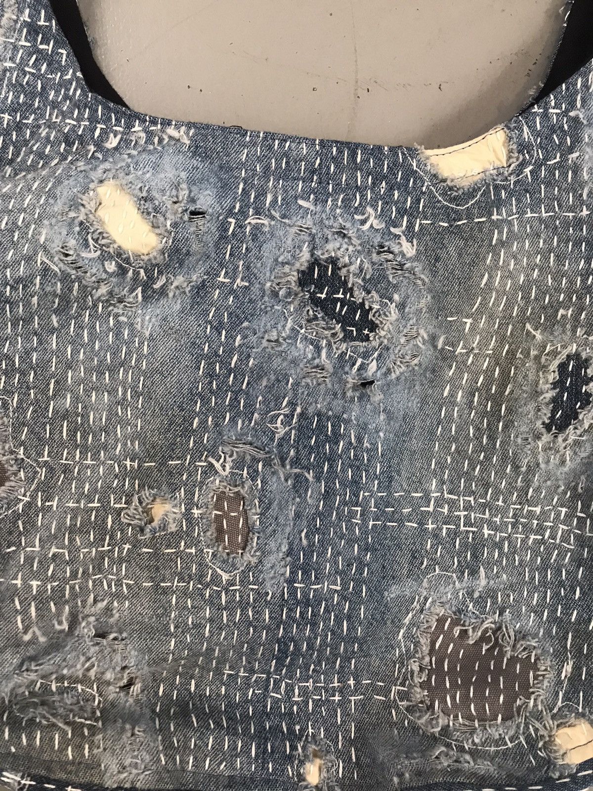 Upcycle boro style Tsuno bag