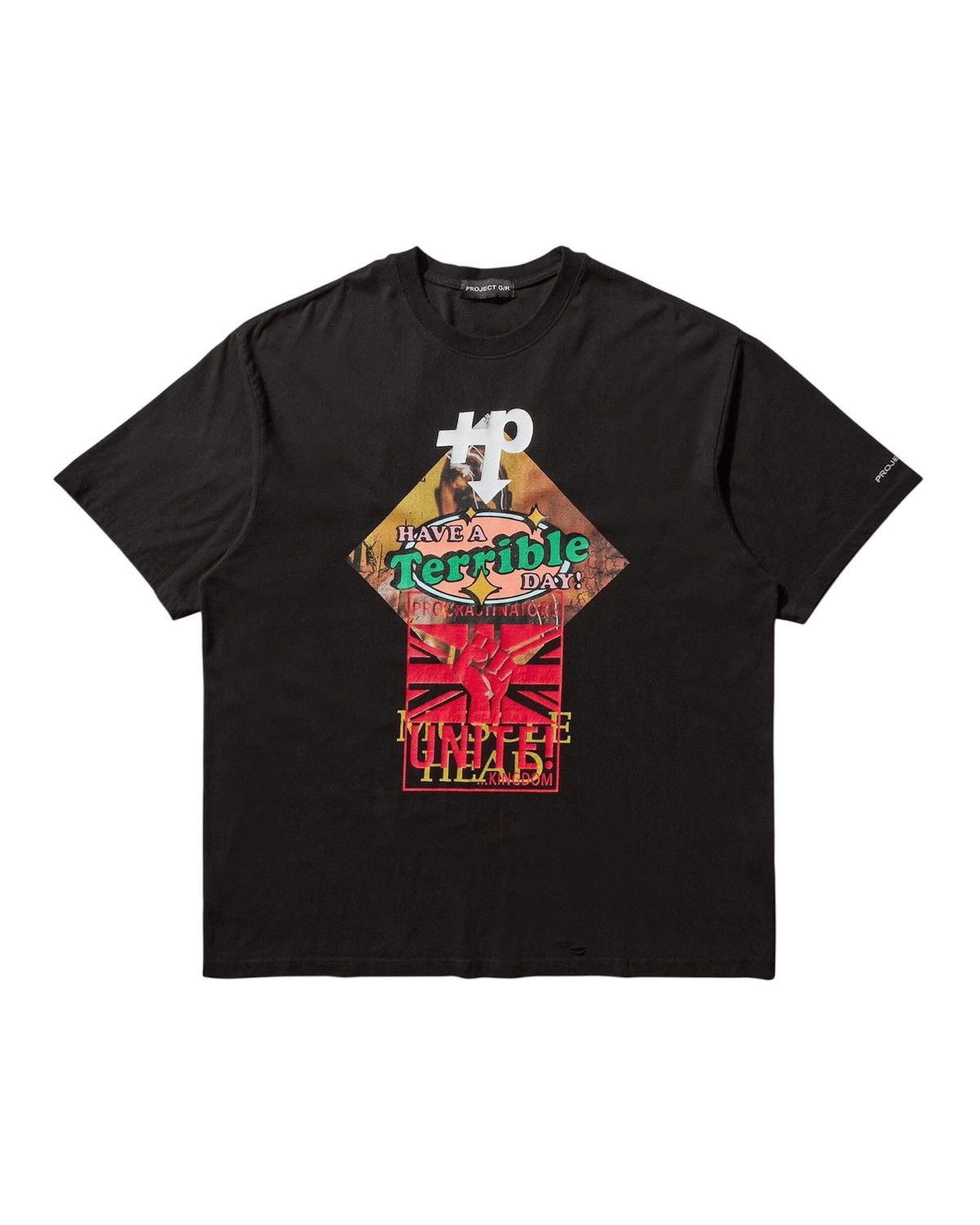 PROJECT G/R New PROJECT GR BLUESNAKE BLACK WASHED TSHIRT 25 YEAR