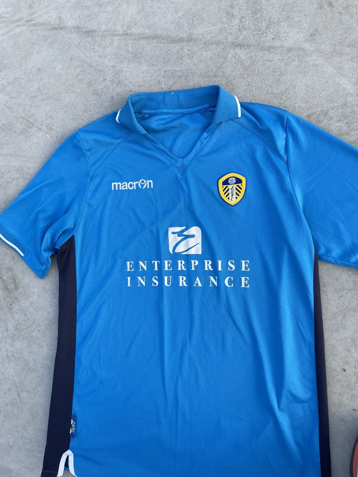 Vintage LEEDS VINTAGE HOME FOOTBALL T-SHIRT MACRON SOCCER JERSEY Size US L / EU 52-54 / 3 - 2 Thumbnail