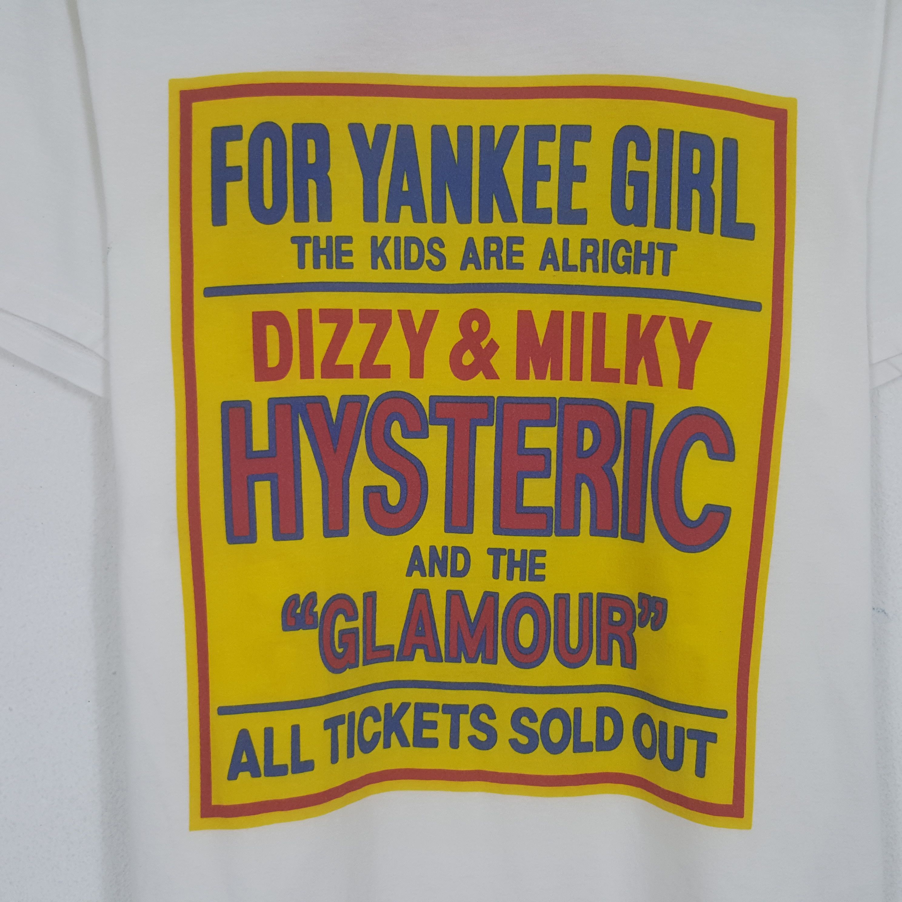 Hysteric Glamour × Japanese Brand × Vintage Vintage Hysteric Glamour Custom Big Logo Art Tshirt Size US M / EU 48-50 / 2 - 2 Thumbnail