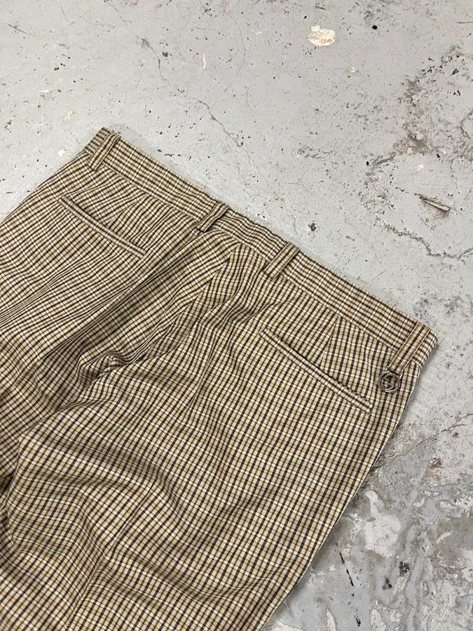 Gucci 2000s Gucci Beige Classy Checkered Tailored Pants Size US 31 - 10 Thumbnail