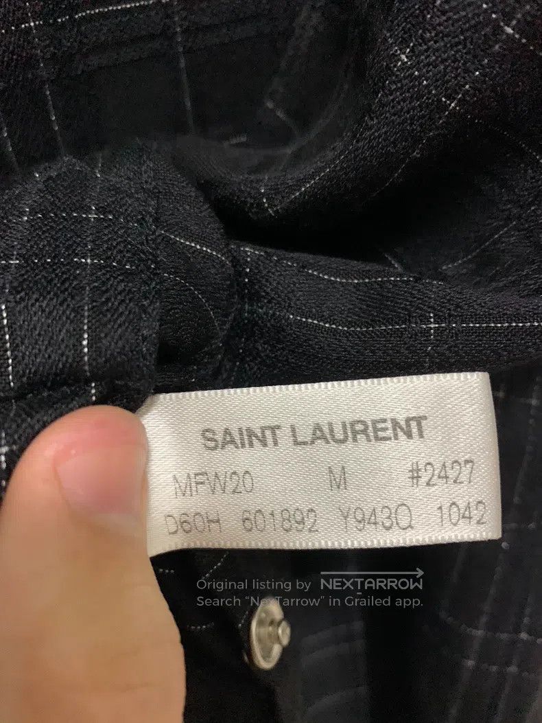 Saint Laurent Paris Saint Laurent Paris Silver thread double pocket cat-eye bu Size US M / EU 48-50 / 2 - 4 Thumbnail