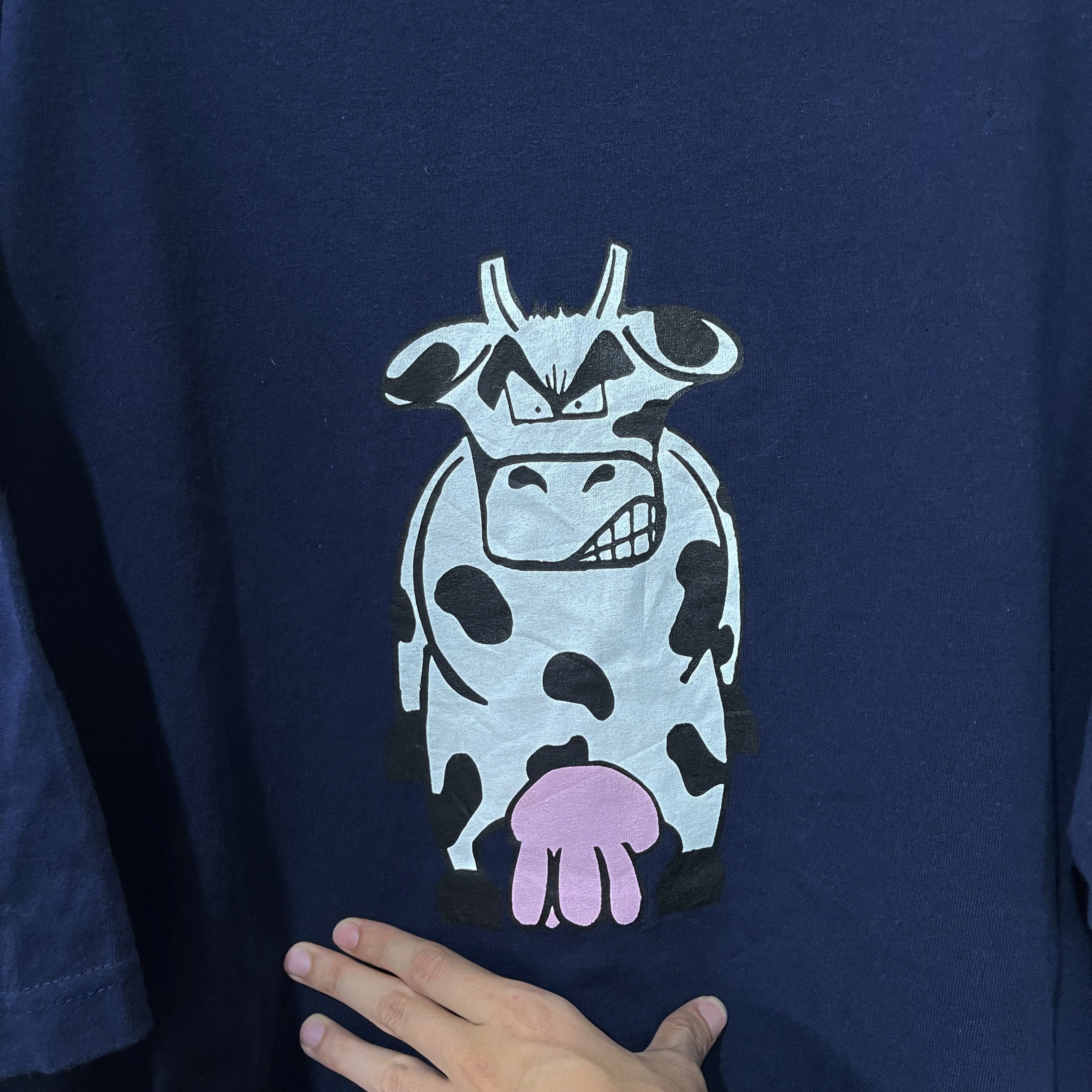 Vintage Vintage 00s Mad Cow Comix T-Shirt Size US XXL / EU 58 / 5 - 2 Thumbnail