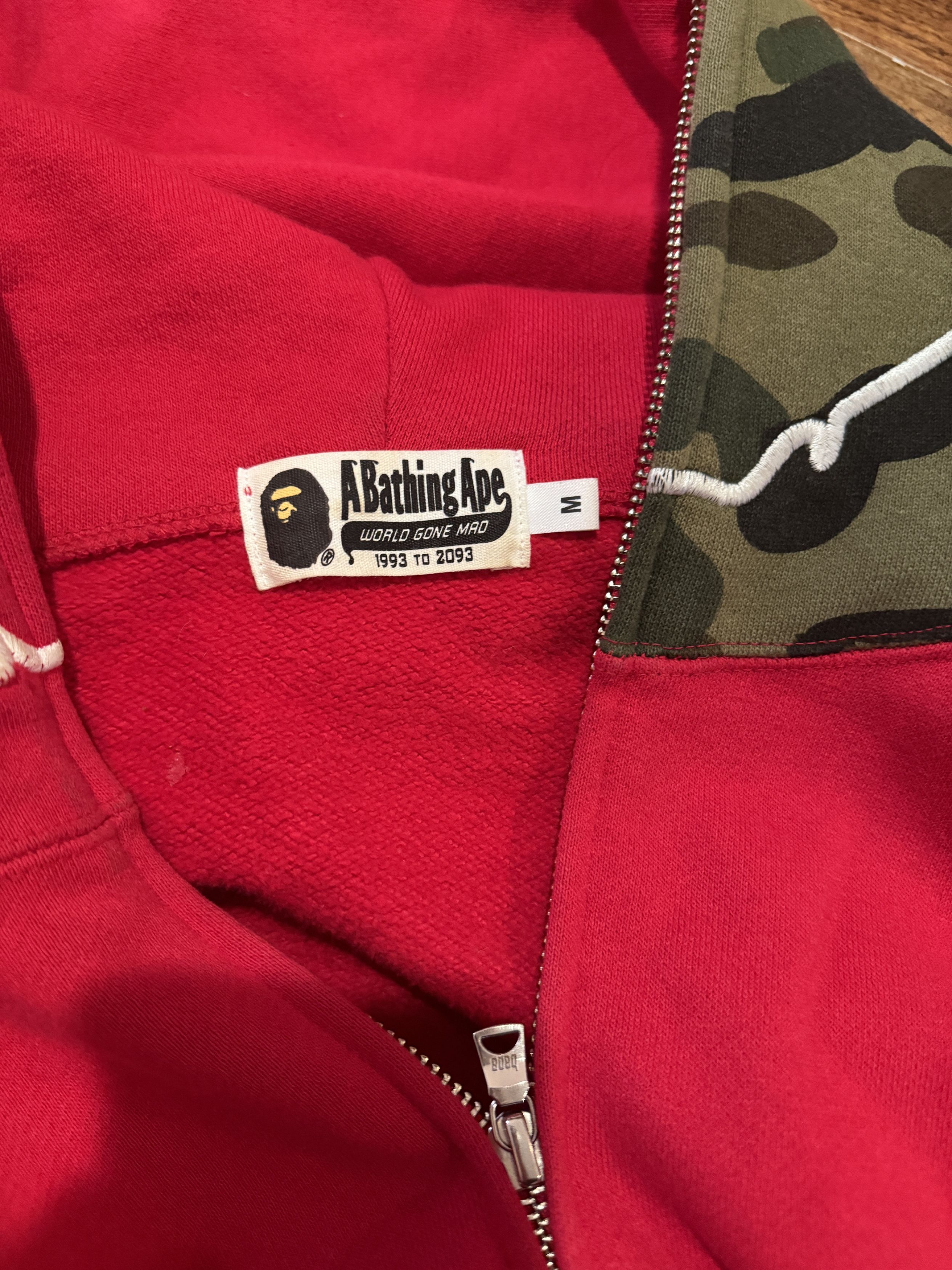 Bape 1st Camo 2nd Ape Full Zip Hoodie Size US M / EU 48-50 / 2 - 4 Thumbnail