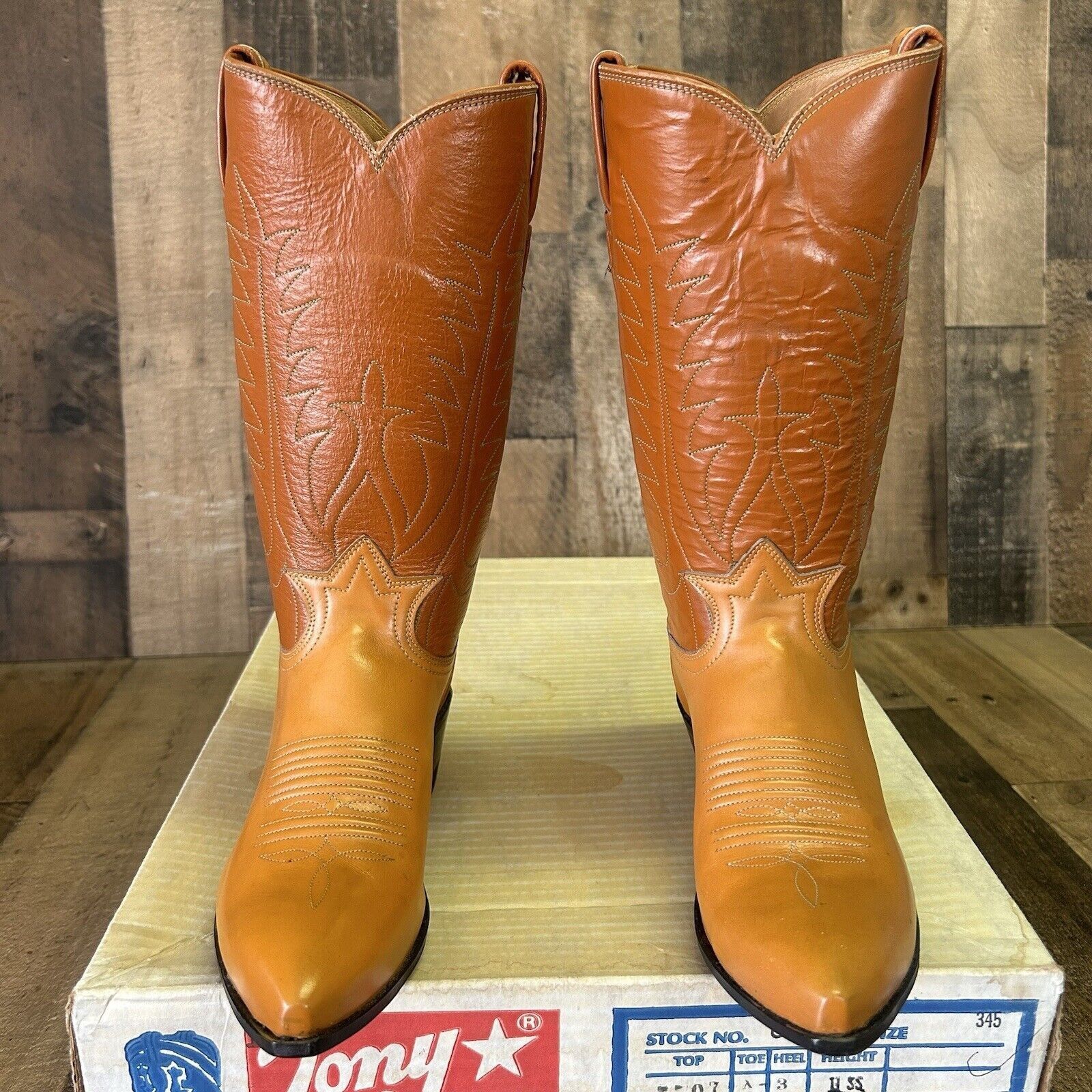 Tony Lama Tony Lama Vintage Pointed Toe Cowboy Boots Womens 4.5 C Size US 4.5 / IT 34.5 - 6 Thumbnail