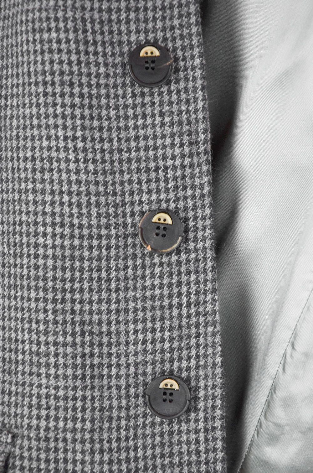 Marithe + Francois Girbaud MARITHE FRANCOIS GIBRAUD Gray Herringbone Blazer - S Size 46R - 11 Thumbnail