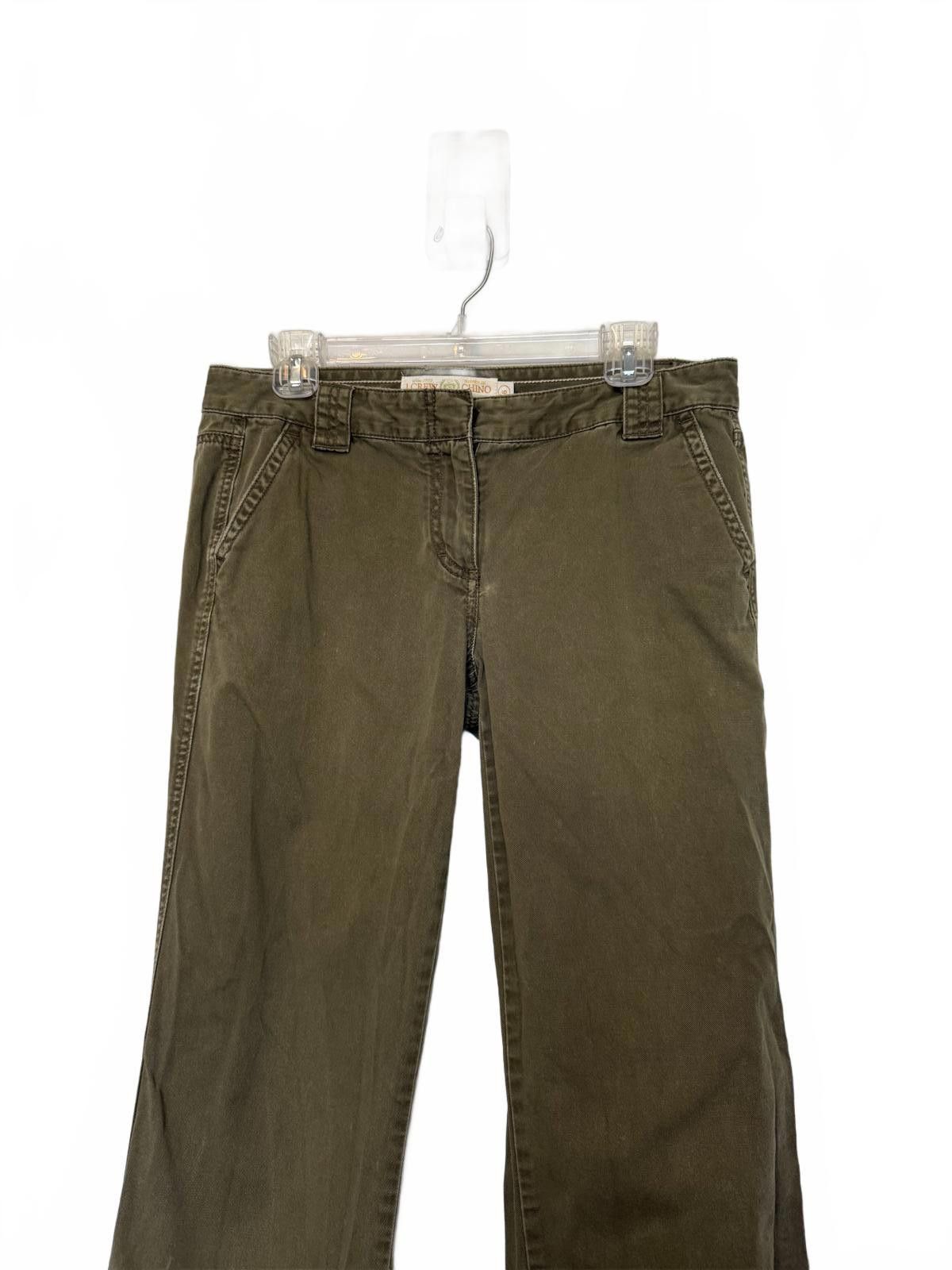 J.Crew J.Crew Chino Women's Pants - Olive Green - City Fit Size 28" / US 6 / IT 42 - 5 Thumbnail