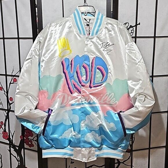 image of Kod Dreamville J. Cole Satin Jacket Size 6Xl Nwt, Men's