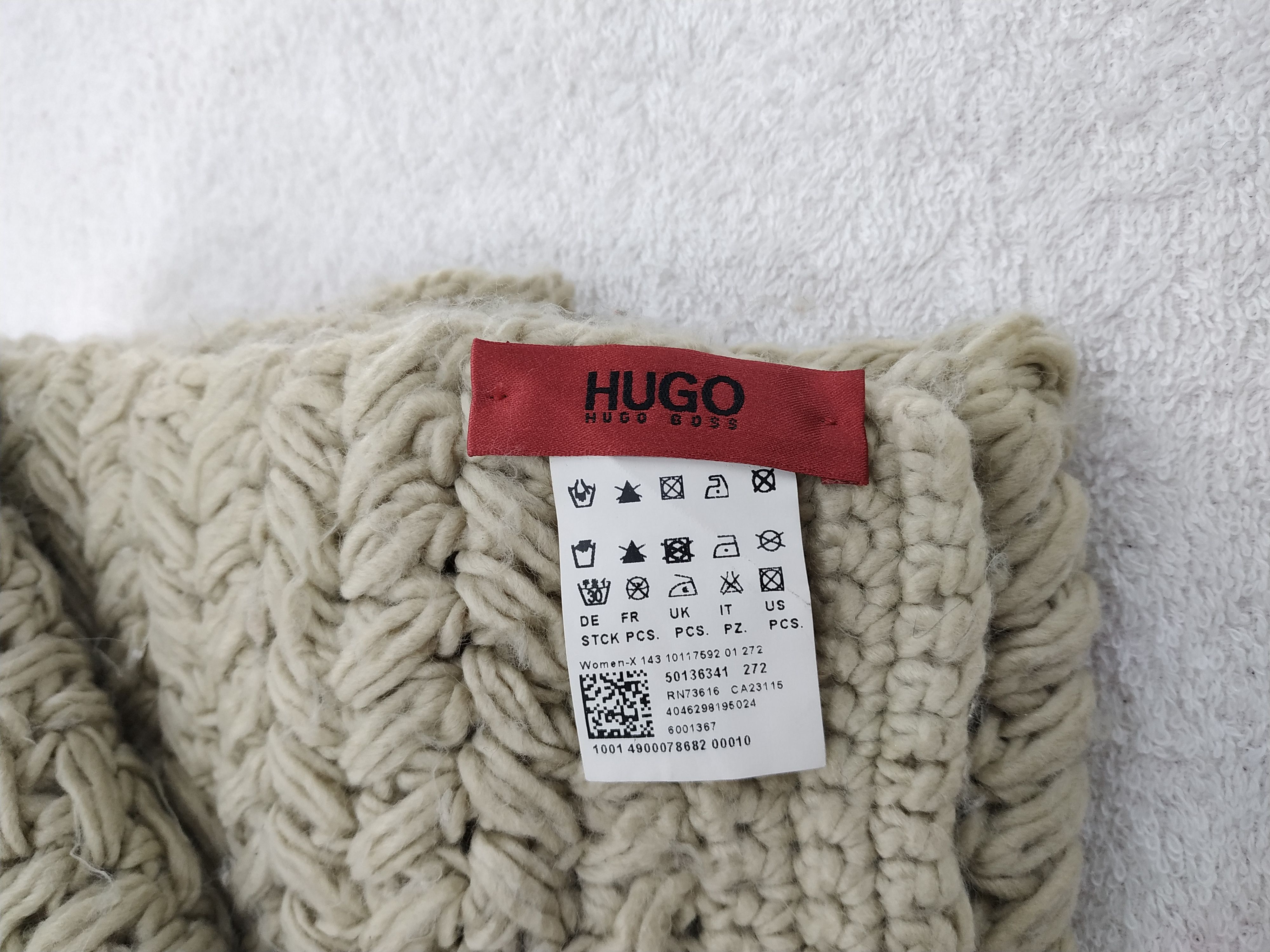 Hugo Boss Vintage Hugo Boss Wool Scarf/Muffler/Neckwear MF019 Size ONE SIZE - 5 Thumbnail