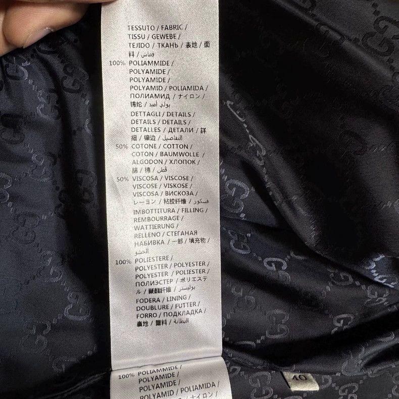 Gucci GucciClassic red, black and green color matching button dou Size XS / US 0-2 / IT 36-38 - 9 Thumbnail