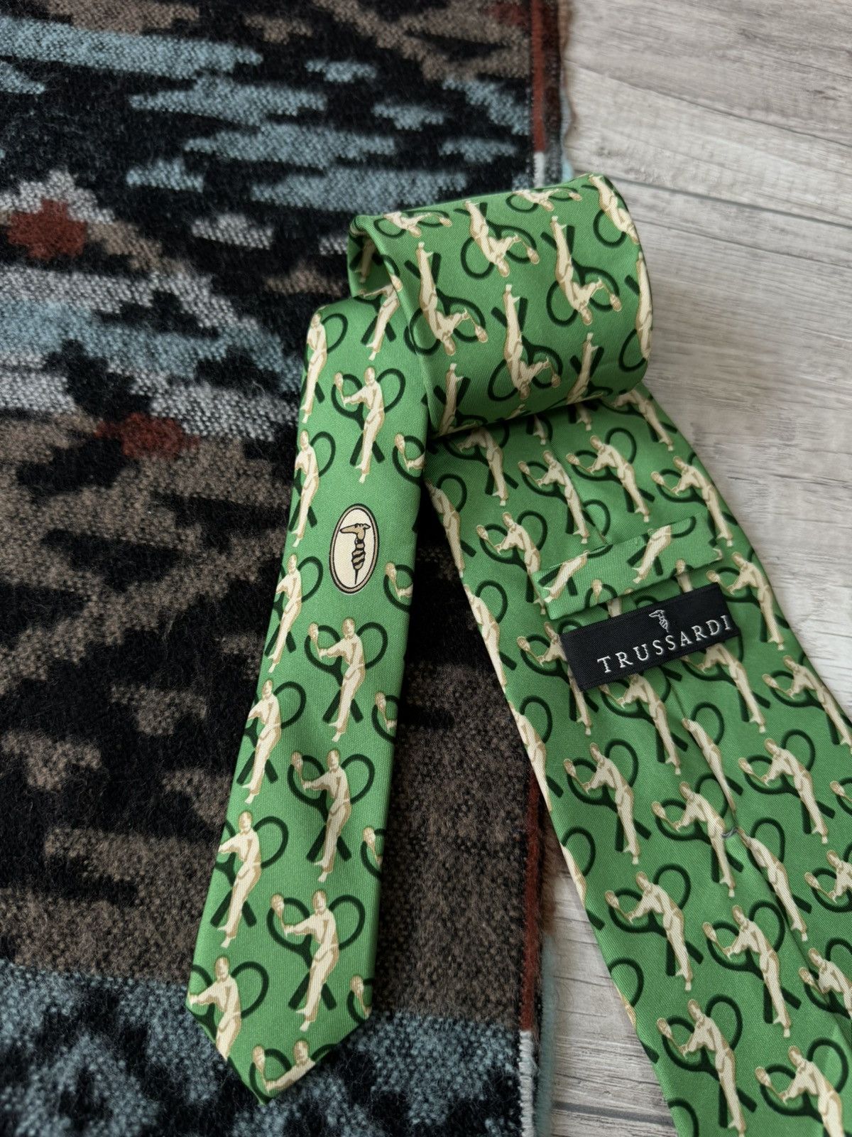 Trussardi Trussardi Silk Tie Size ONE SIZE - 2 Thumbnail