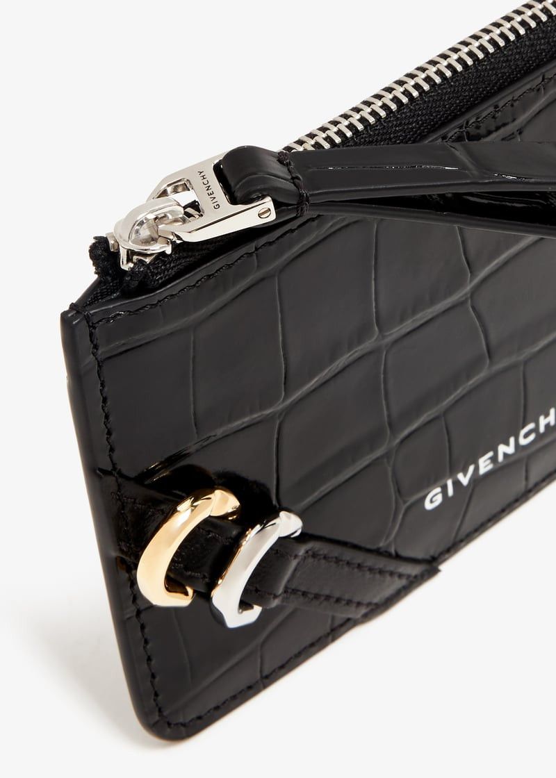 Givenchy o1w1db10525 Size: OS/Voyou Zipped Card Holder in Black Size ONE SIZE - 3 Thumbnail