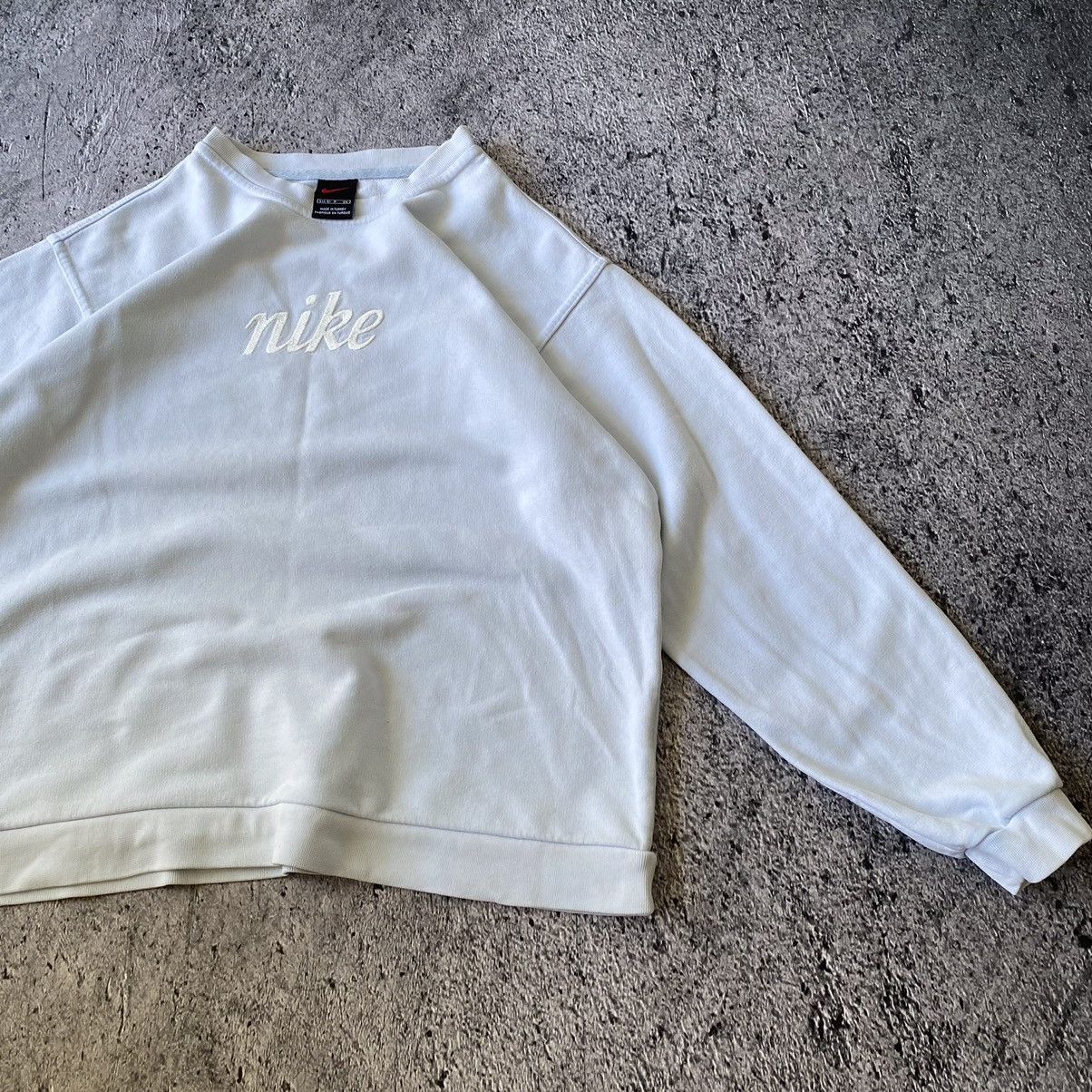 Nike Nike 90s sweatshirt big logo center swoosh y2k Size US S / EU 44-46 / 1 - 2 Thumbnail