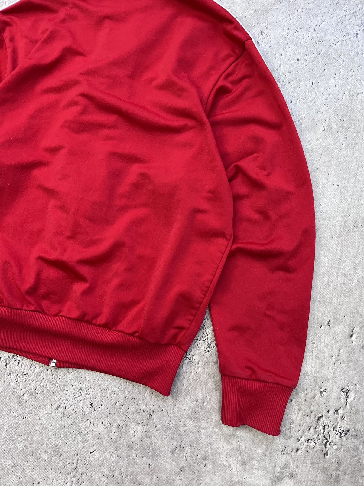 Adidas × Vintage Vintage Adidas Track Y2K Jacket Striped Red White Size US S / EU 44-46 / 1 - 8 Thumbnail
