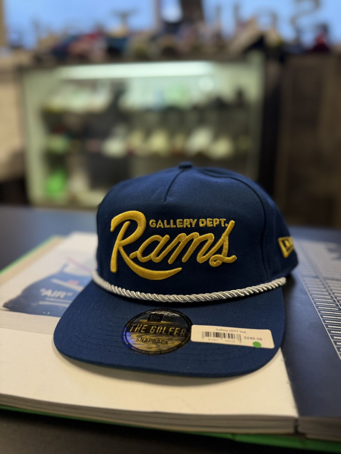 Gallery Dept. Gallery DEPT NFL Rams Hat Blue SnapBack Size ONE SIZE - 2 Thumbnail