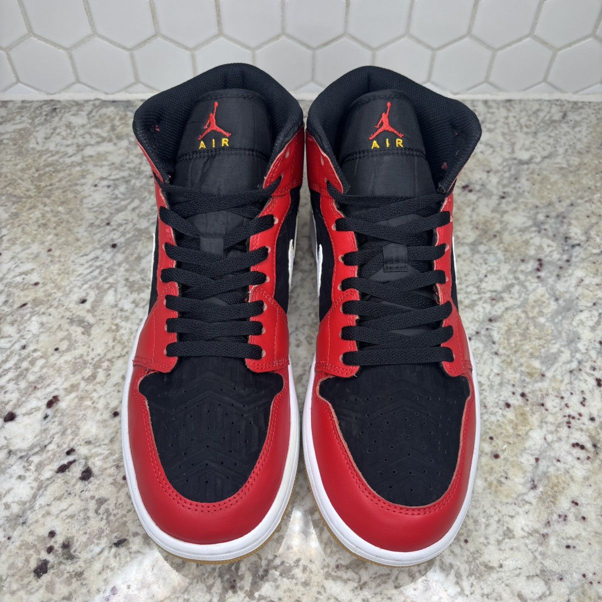 Jordan Brand Size 10-Jordan 1 Mid SE Christmas LIGHTLY WORN W BOX Size US 10 / EU 43 - 5 Thumbnail