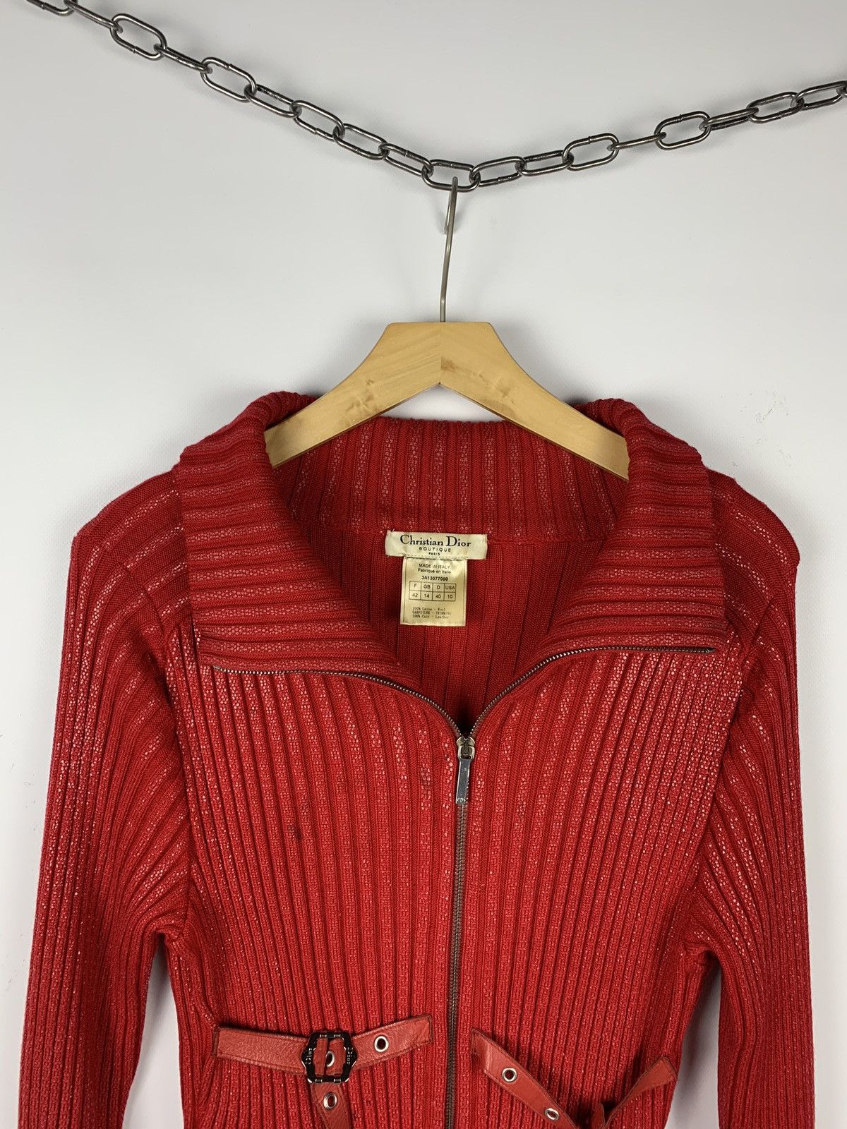 Christian Dior Monsieur Archival Christian Dior Boutique Full Zip Jacket With Straps Size M / US 6-8 / IT 42-44 - 2 Thumbnail