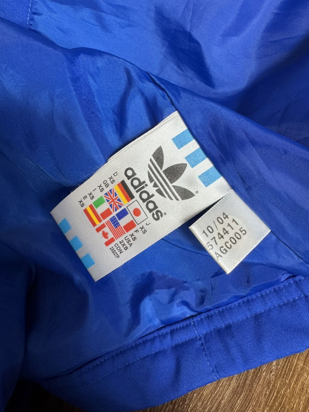 Adidas 🔵 Adidas Originals TEAM Jacket 2004 Archive – Rare Vintage 🔴 Size US XS / EU 42 / 0 - 10 Thumbnail