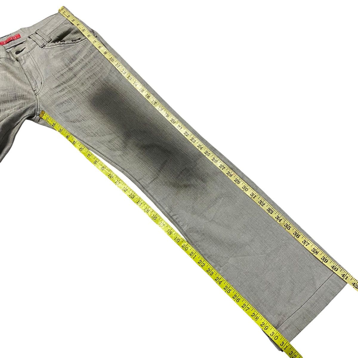 Le Grande Bleu (L.G.B.) BIGLIDUE Coated Denim Flare Jeans Size US 31 - 17 Thumbnail