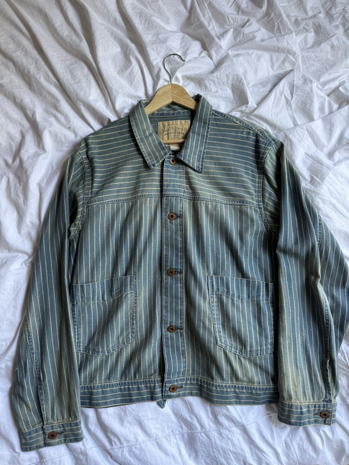 【新品未使用】RRL ENGINEER COAT SIZE:L Cotton-Linen Engineer Coat