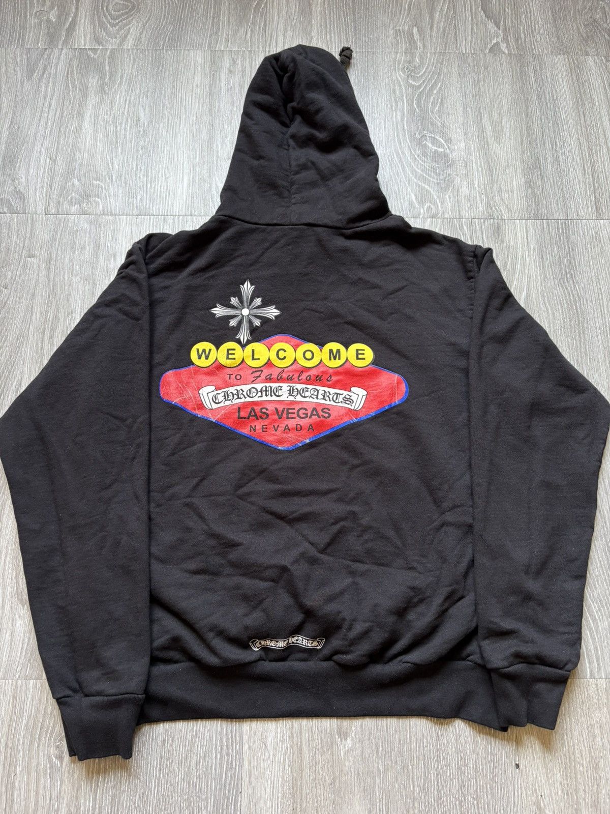 Chrome Hearts Chrome Hearts Welcome To Vegas Hoodie Black Size US M / EU 48-50 / 2 - 3 Thumbnail