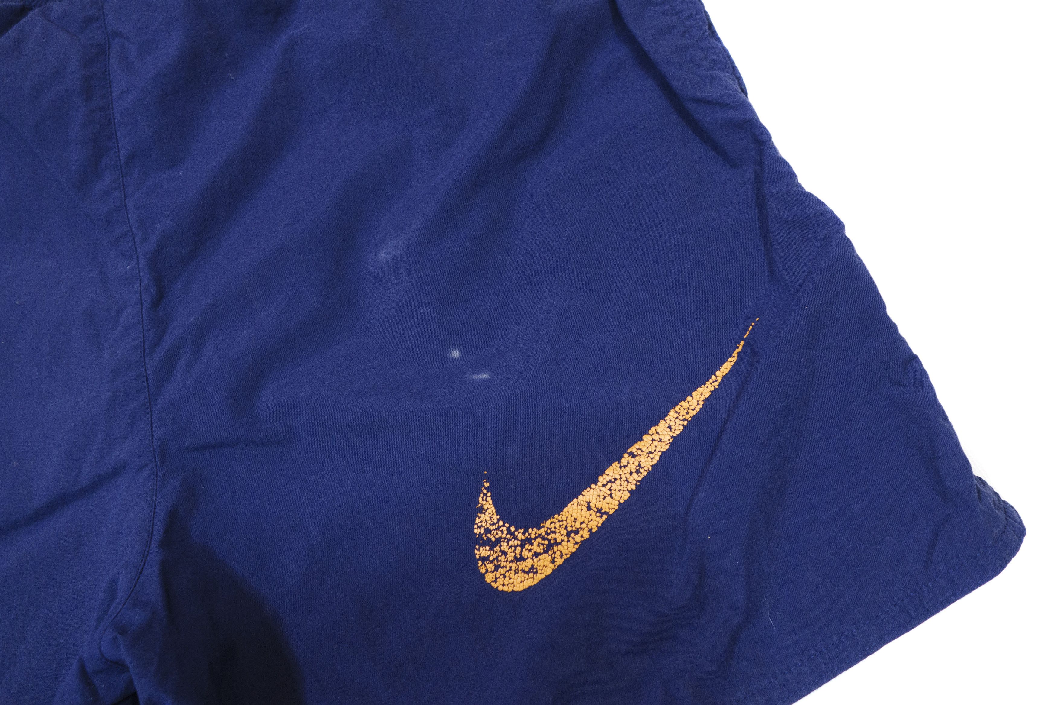 Nike 90S Big Swoosh Nylon Sport Swim Shorts Size US 32 / EU 48 - 4 Thumbnail