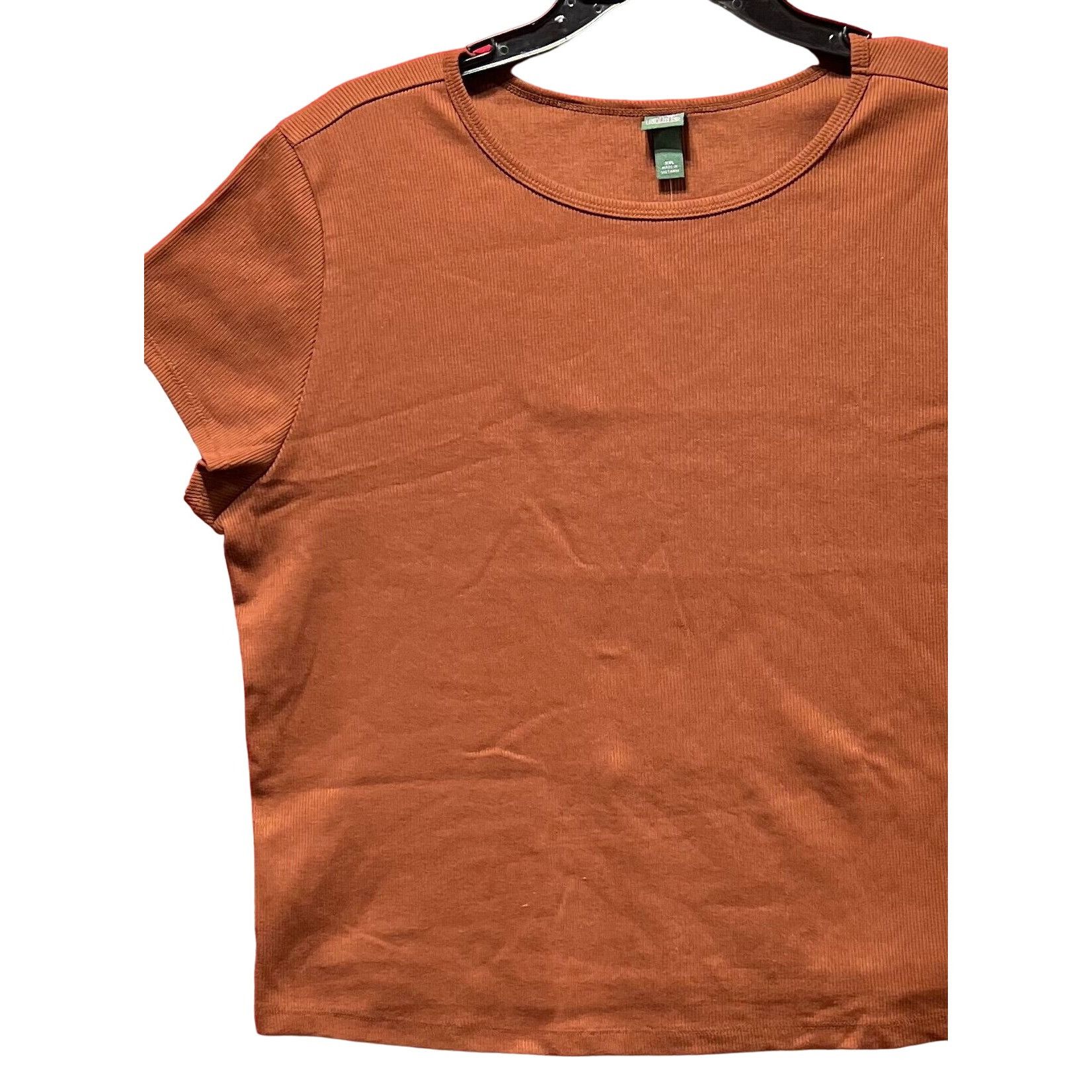 Other Wild Fable - Women's Round Neck Short Sleeve T-Shirt - Brown Size XXL / US 16-18 / IT 52-54 - 13 Thumbnail