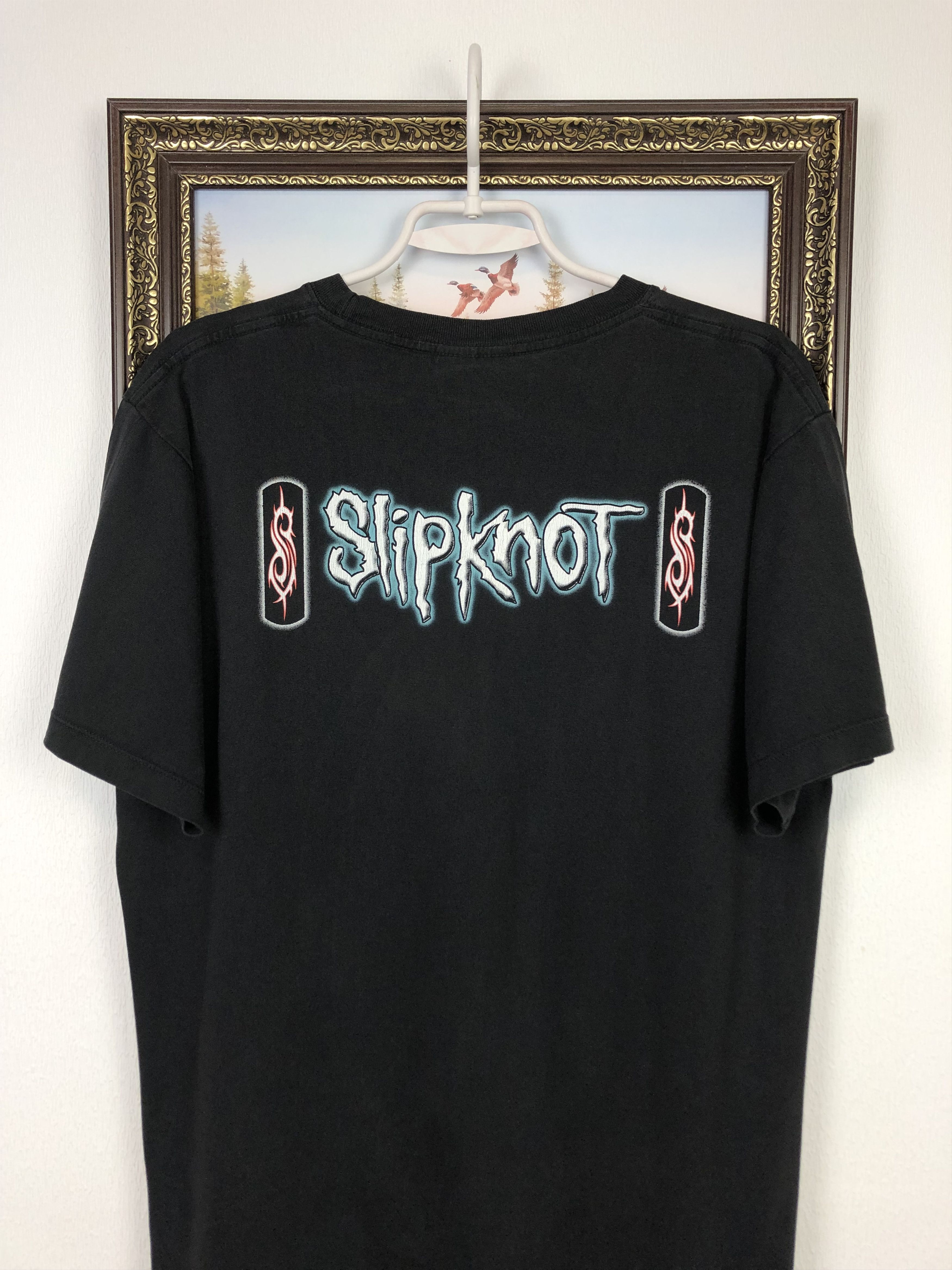 Band Tees Vintage Slipknot Iowa Band Shirt Over Print Tee Mens Black Size US M / EU 48-50 / 2 - 8 Thumbnail