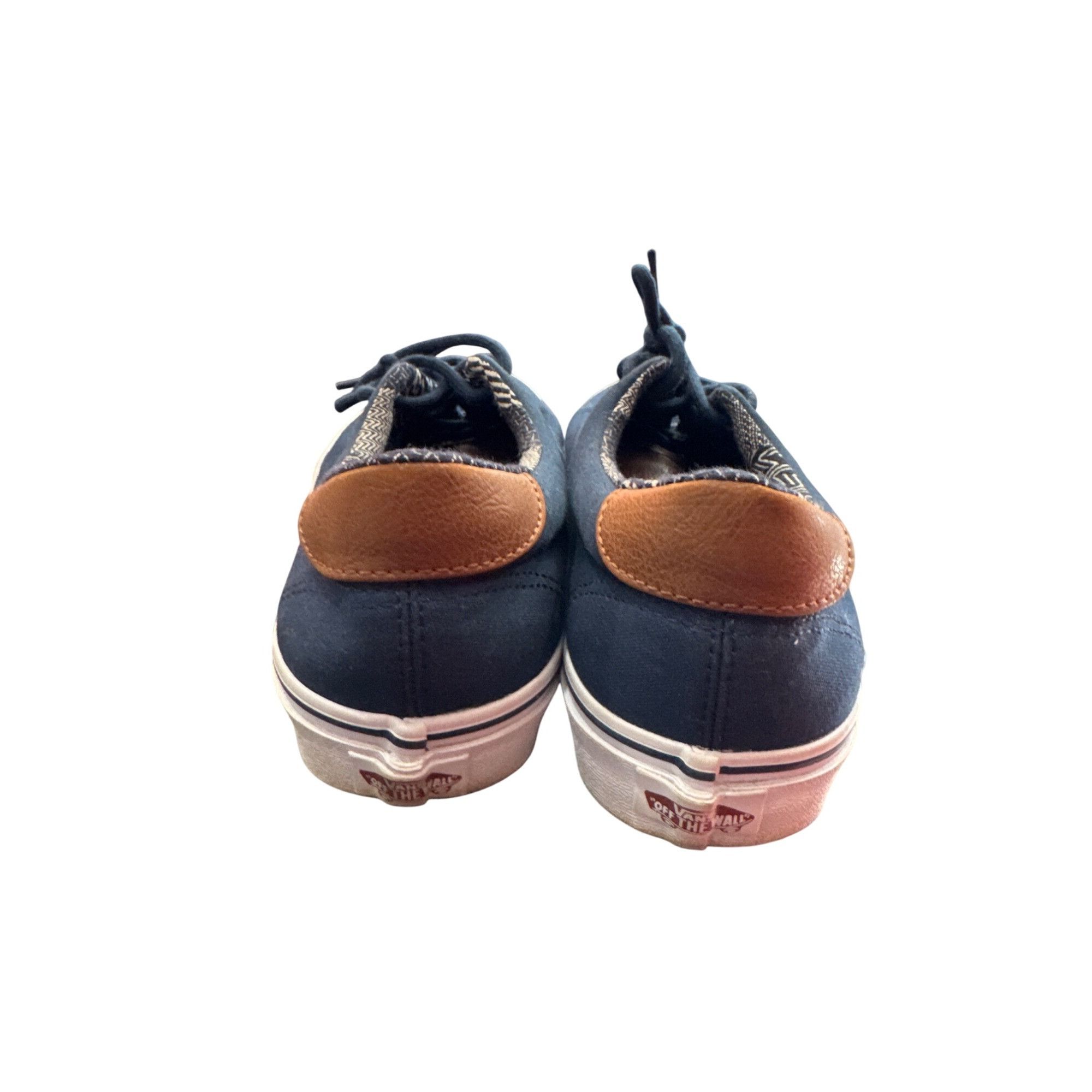 Vans Vans Off The Wall Mens Blue & Brown Canvas Skate Shoes sneak Size US 9.5 / EU 42-43 - 5 Thumbnail