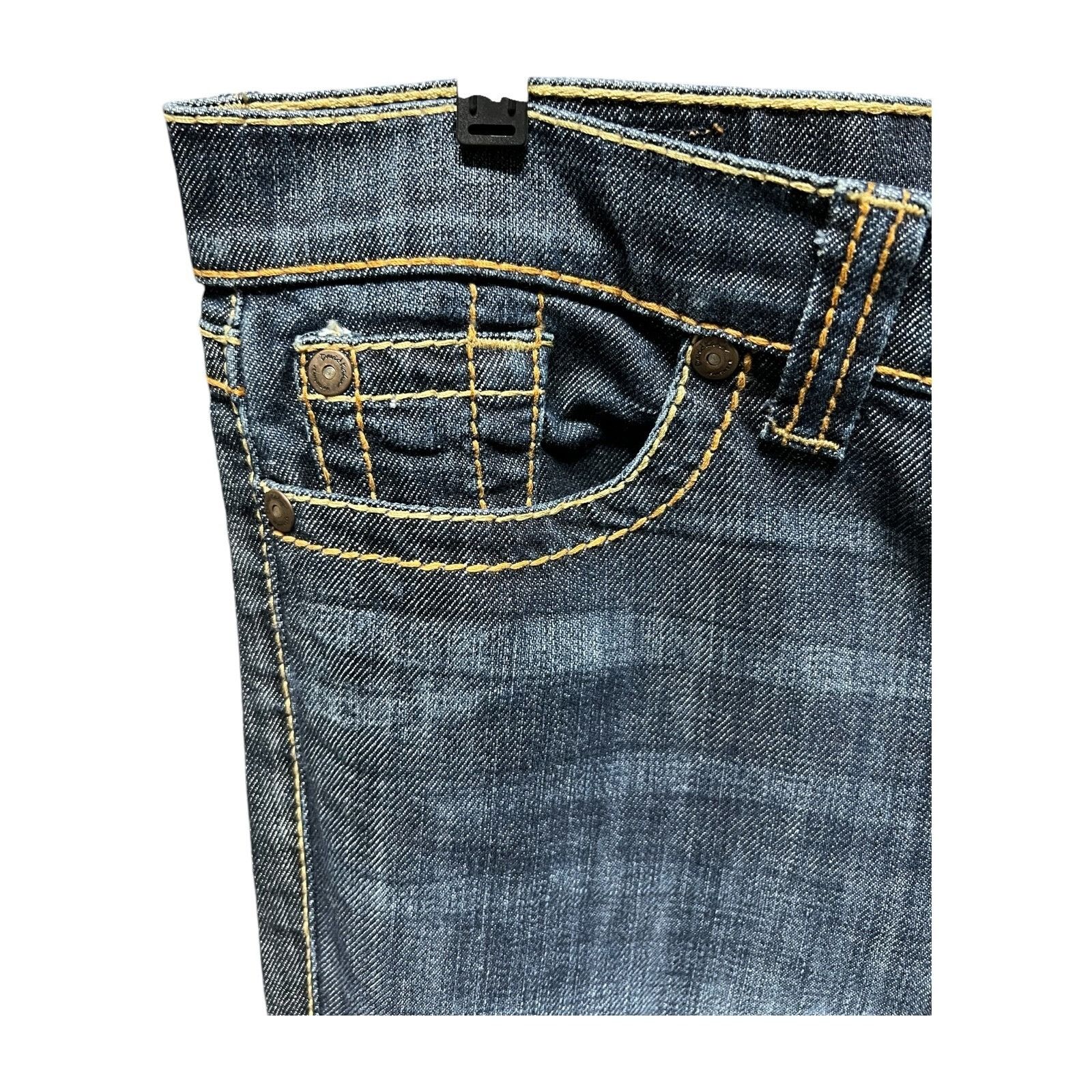 Other David Kahn Jeanswear Women's Lauren Dark Wash Distressed Den Size 24" / US 00 / IT 34 - 8 Thumbnail