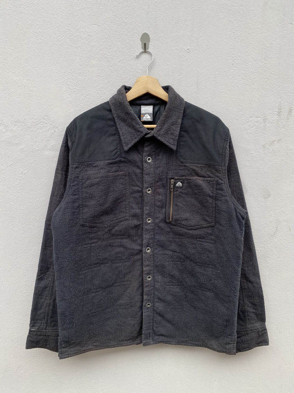 Nike NIKE ACG “All Conditions Gear” Utility/Padded Quilted Shirt Size US XL / EU 56 / 4 - 2 Thumbnail
