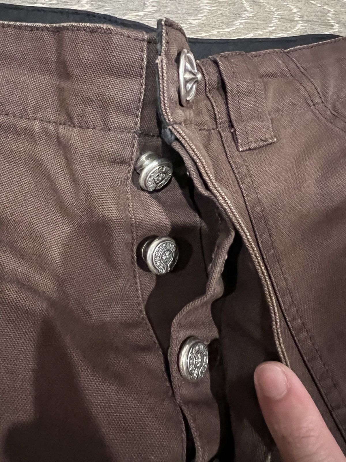 Chrome Hearts Chrome hearts 1 of 1 yellow patches brown carpenter sz 34 Size US 34 / EU 50 - 2 Thumbnail