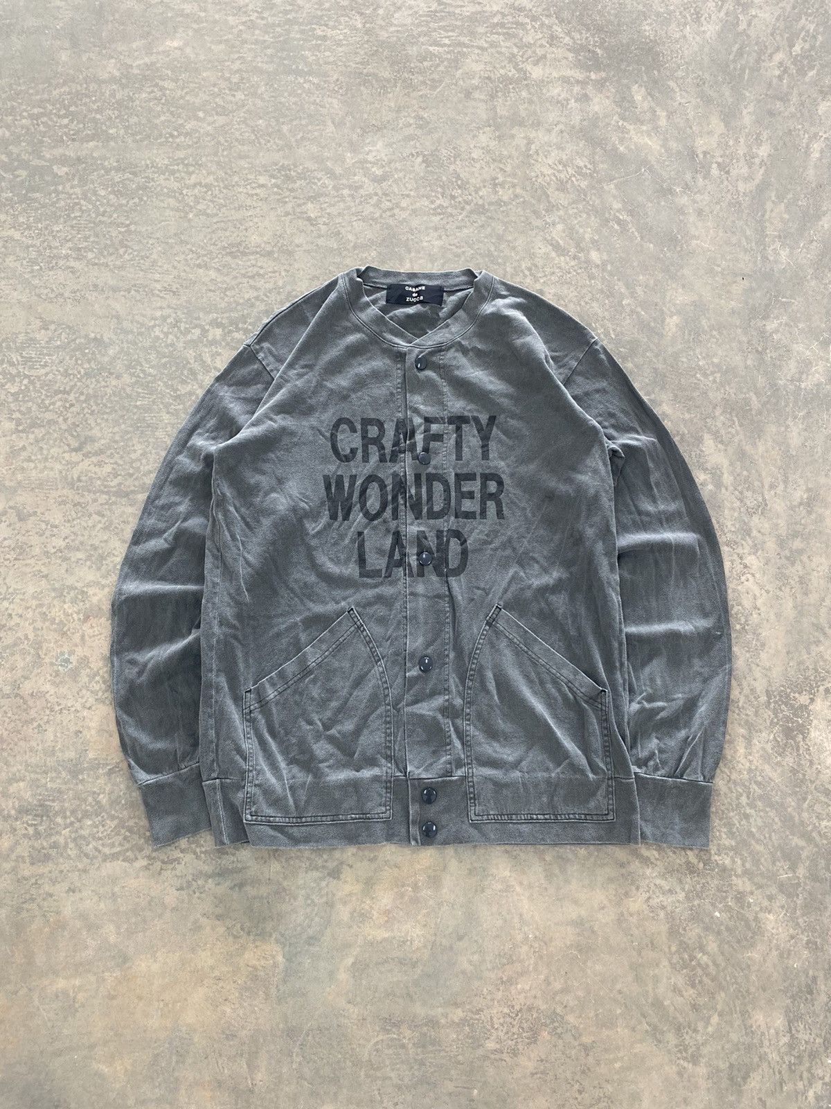 CABANE DE ZUCCA ISSEY MIYAKE MILITARY CARDIGAN JAPAN 90s