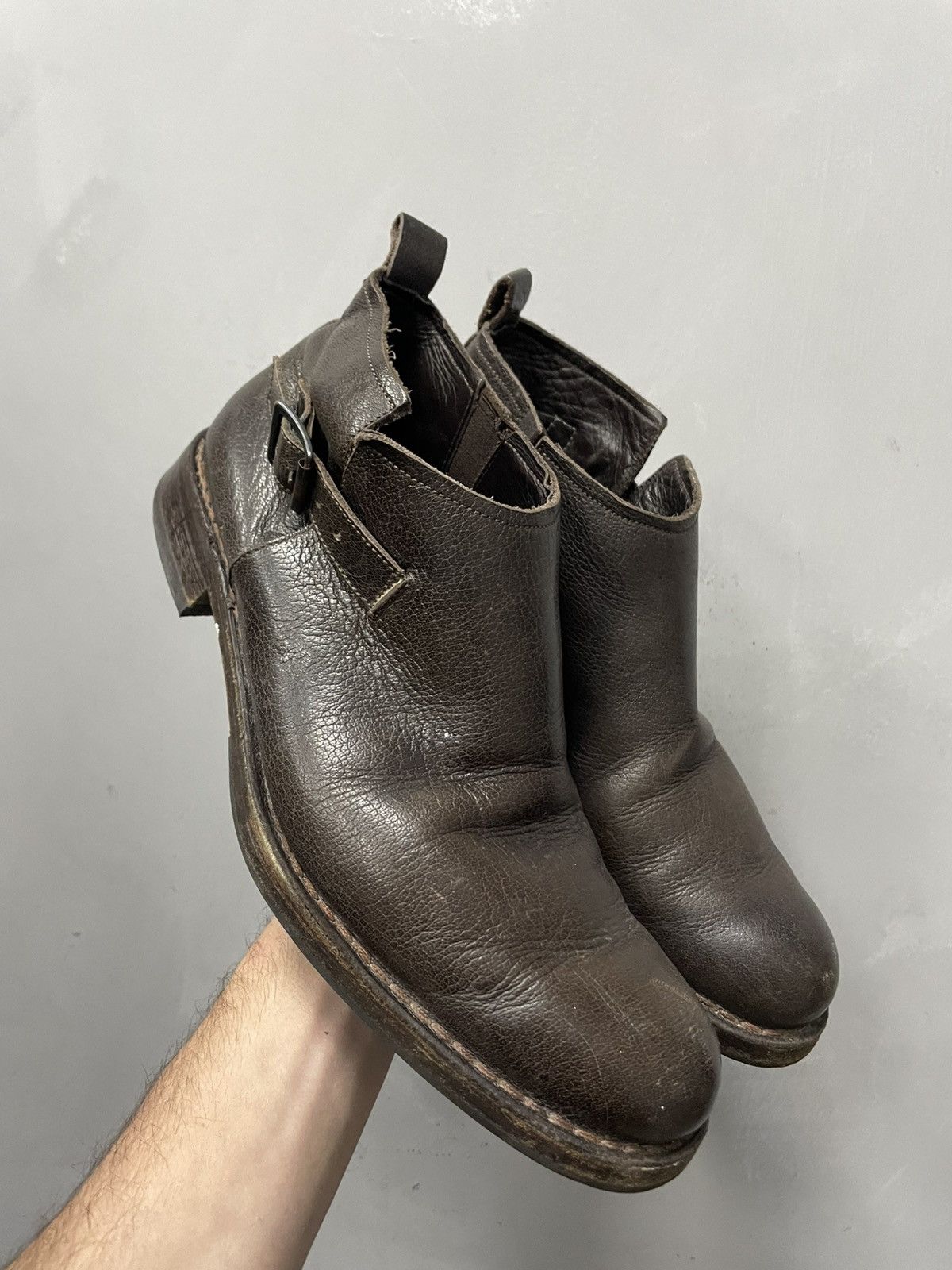 MoMA Moma avant garde leather platform boots guidi style 90s Size US 8 / EU 41 - 1 Thumbnail