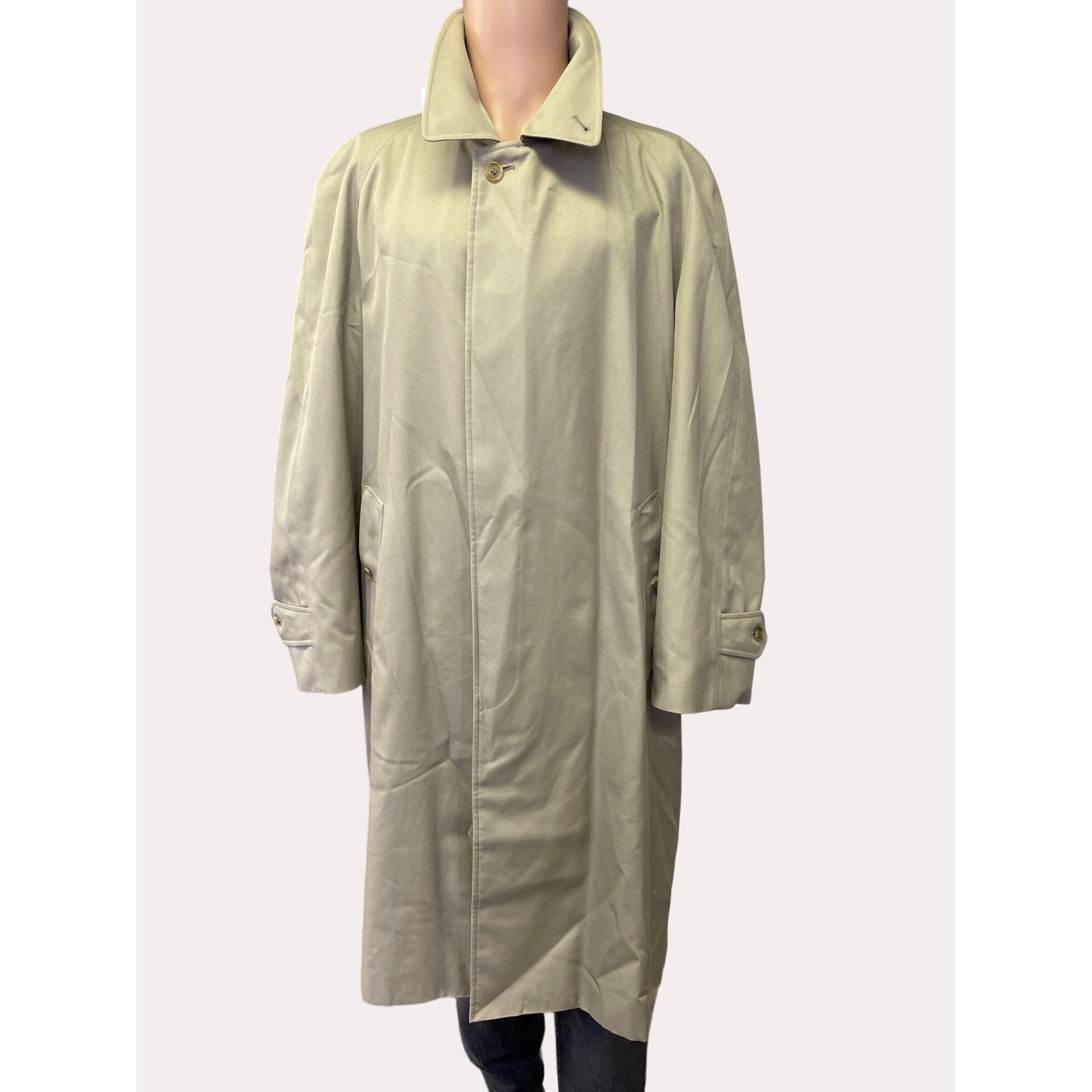 Burberry Burberrys Men's Tan Trench Coat 48 Reg SKU 6036 Size US M / EU 48-50 / 2 - 1 Thumbnail