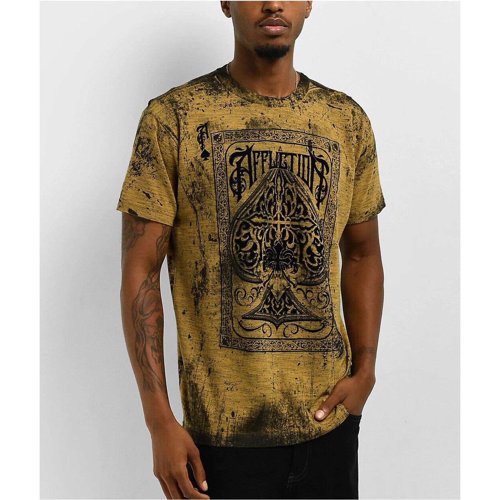 Affliction Affliction Clothing Men's T-Shirt High Stakes Tee Size US S / EU 44-46 / 1 - 4 Thumbnail