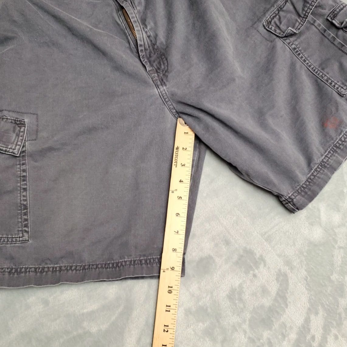 Wrangler Wrangler Cargo Shorts Men 38 Gray Twill Utility Outdoor Hiking 100% Cotton Size US 38 / EU 54 - 8 Thumbnail