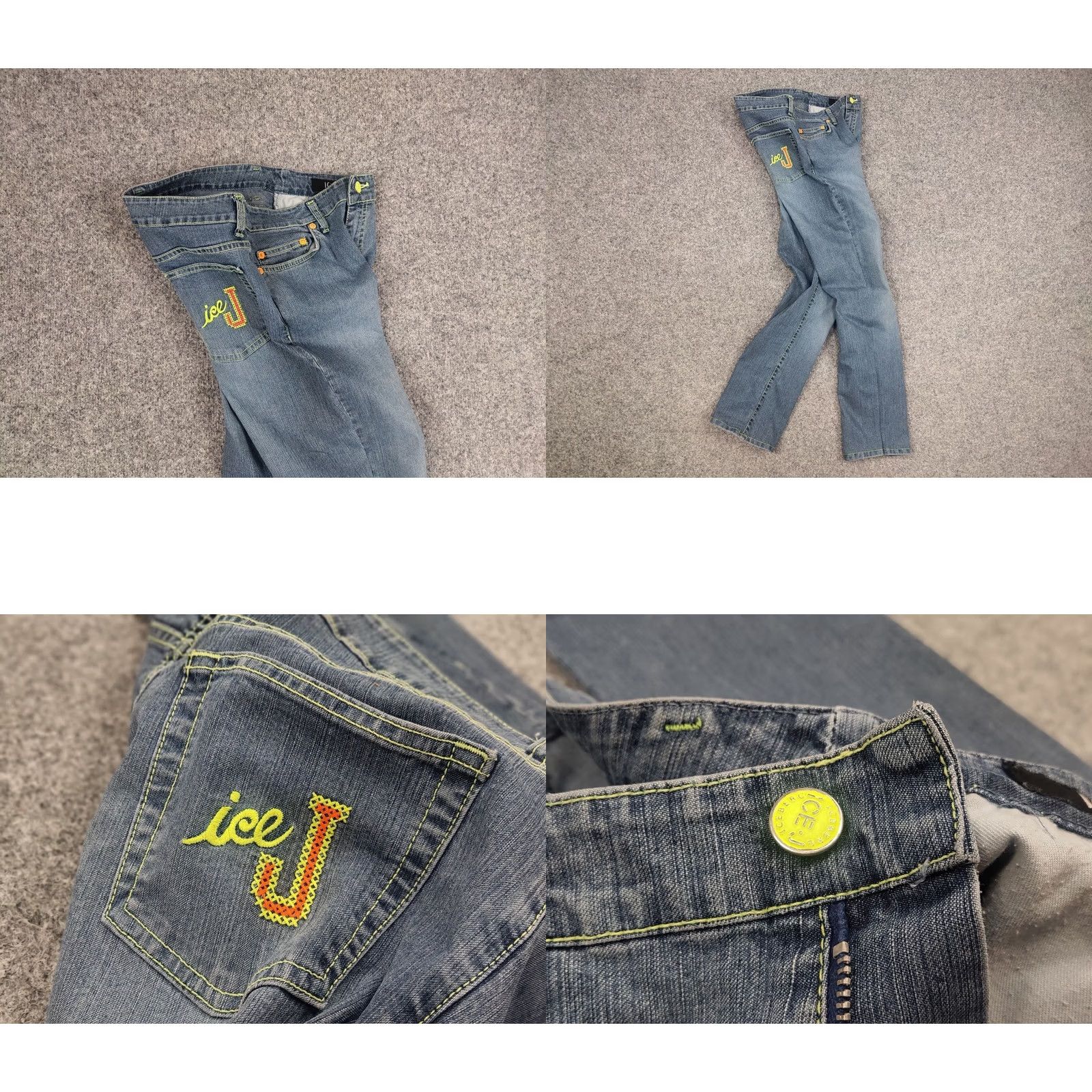 Vintage VINTAGE Iceberg Ice J Logo Blue Denim Jeans, 90s, Iceberg Ice, Jeans, 30, Men Size US 30 / EU 46 - 8 Thumbnail