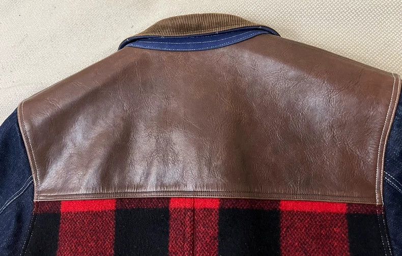 Junya Watanabe Junya watanabe Stitched denim jacket Size S / US 4 / IT 40 - 6 Thumbnail