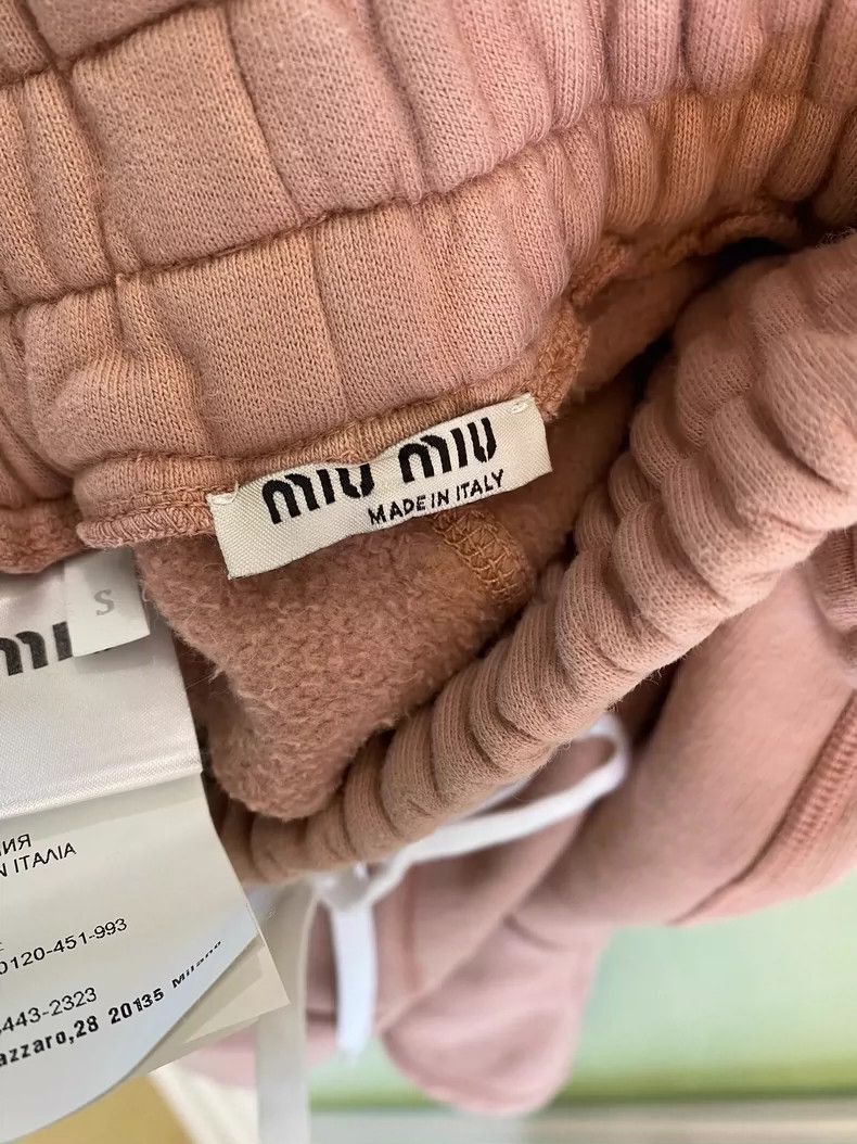 Celine MiuMiu Logo Ruffle Hem Skirt Size 22" - 4 Thumbnail