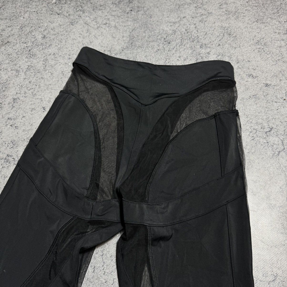 H&M × Mugler Rare Mugler H&M Mesh Panel Stirrup Leggings Size 27" / US 4 / IT 40 - 5 Thumbnail
