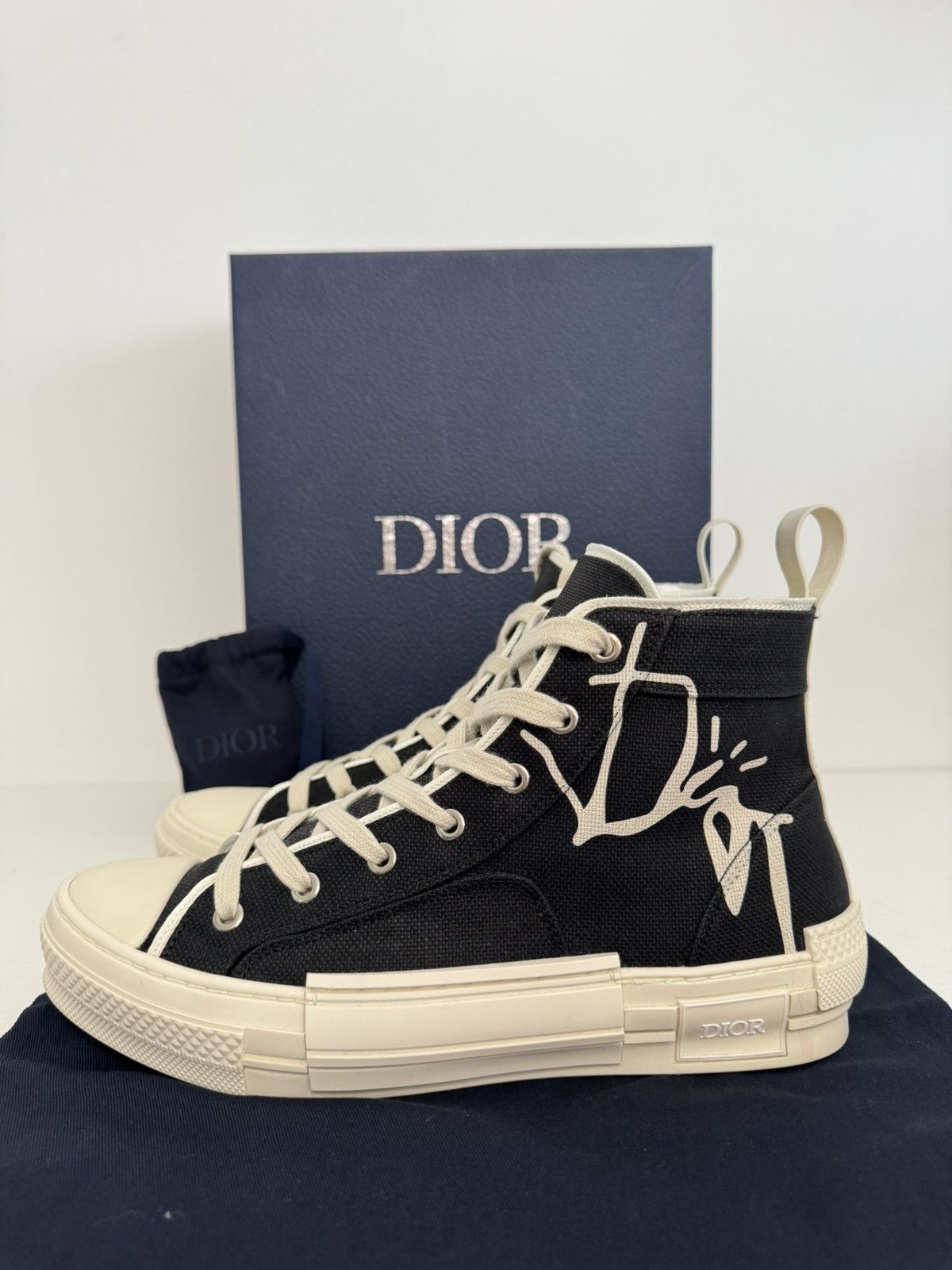 Dior Dior x Travis Scott B23 High Sneakers Size 41 Worn 1x W/ Box Size US 8 / EU 41 - 3 Thumbnail